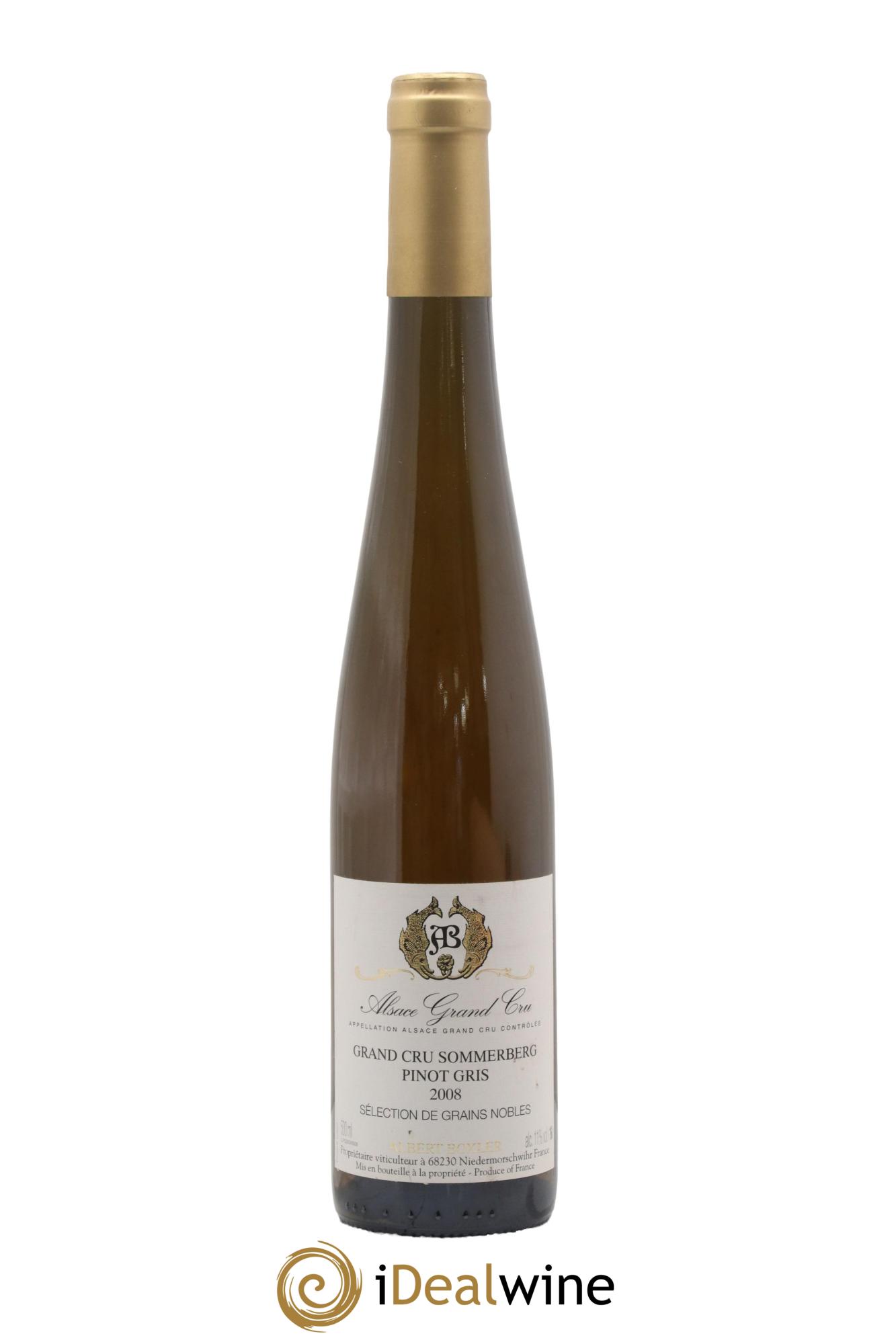 Alsace Pinot Gris Sélection de Grains Nobles Sommerberg Albert Boxler 2008 - Posten von 1 Format 50cl - 0