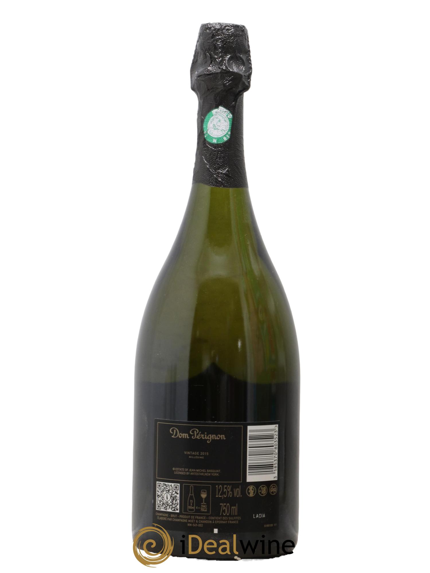 Vintage Edition Limitée Jean-Michel Basquiat verte Dom Pérignon  2015 - Lot of 1 bottle - 2