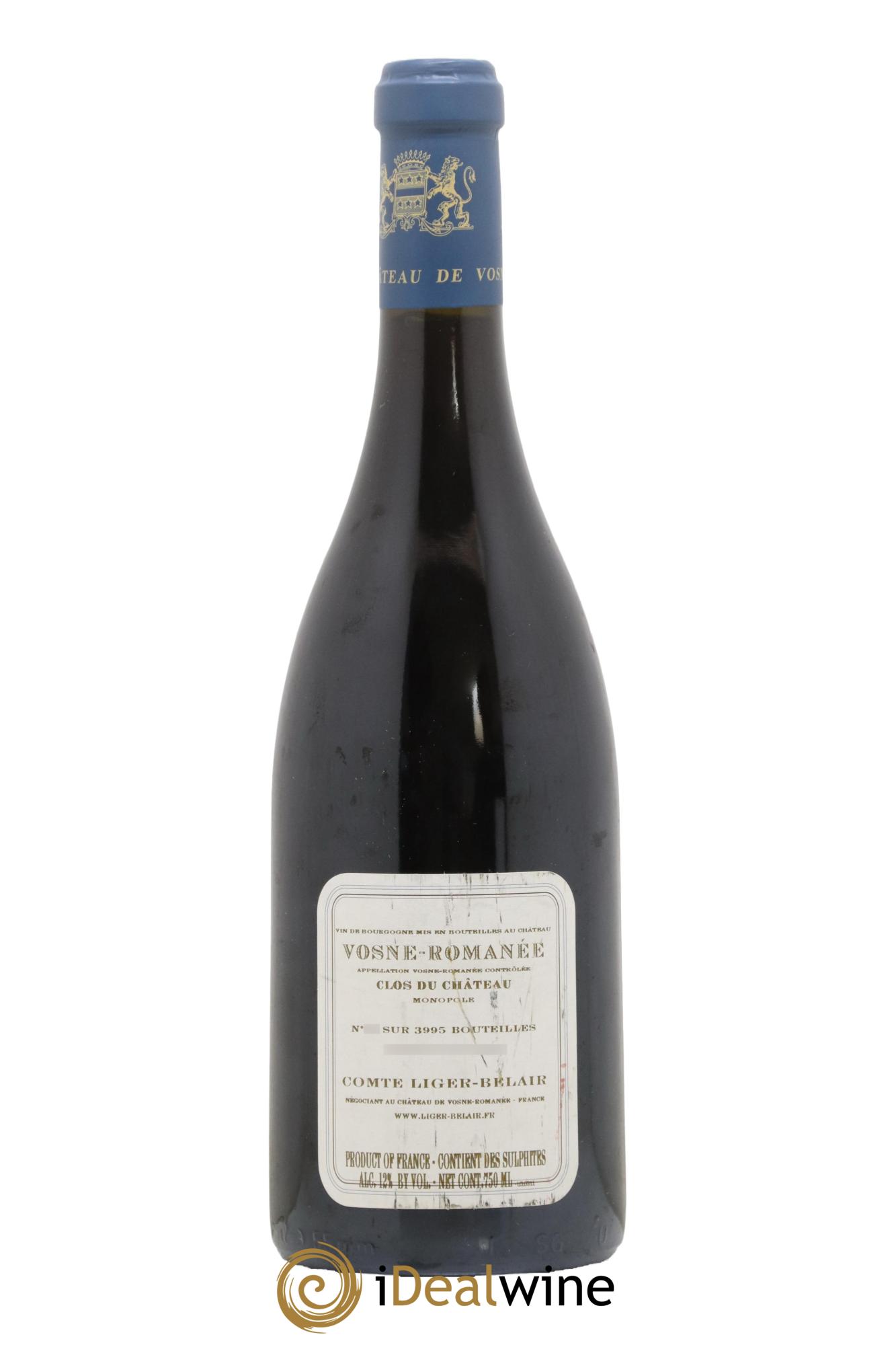 Vosne-Romanée Clos du Château Comte Liger-Belair (Domaine du) 2011 - Lot de 1 bouteille - 1