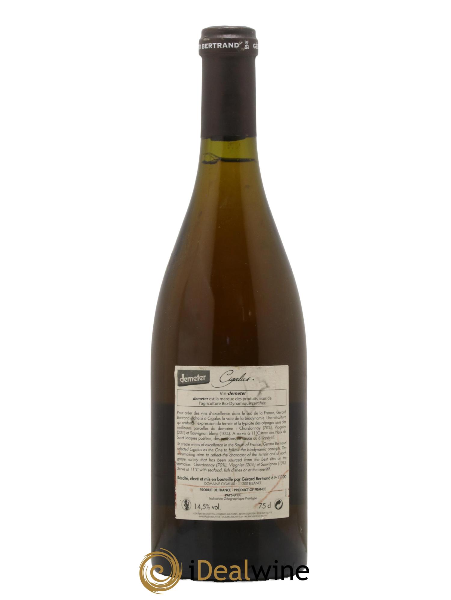 Pays d'Oc Cigalus Maison Gérard Bertrand 2010 - Lot de 1 bouteille - 1
