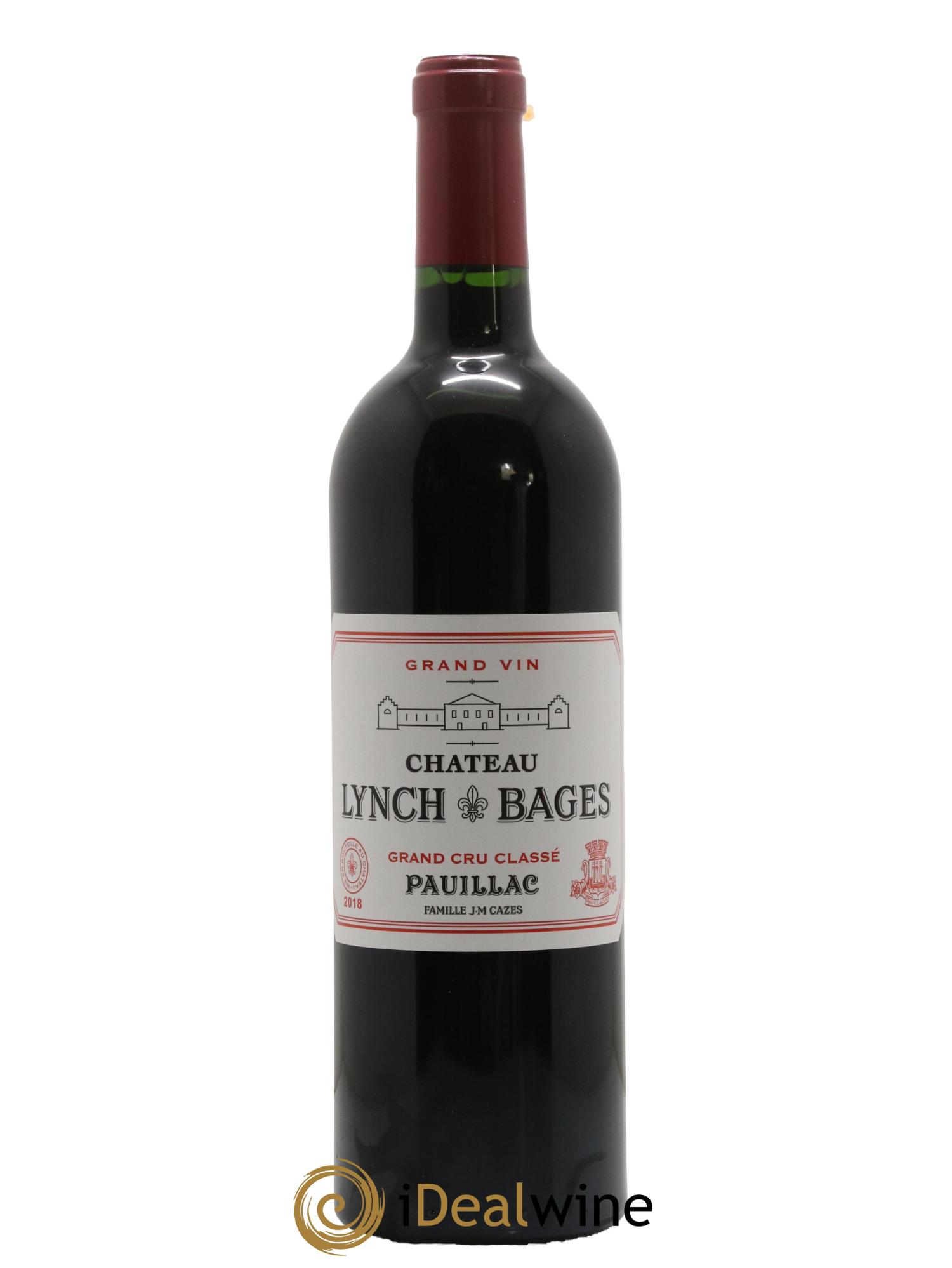 Château Lynch Bages 5ème Grand Cru Classé 2018 - Lot de 1 bouteille - 0