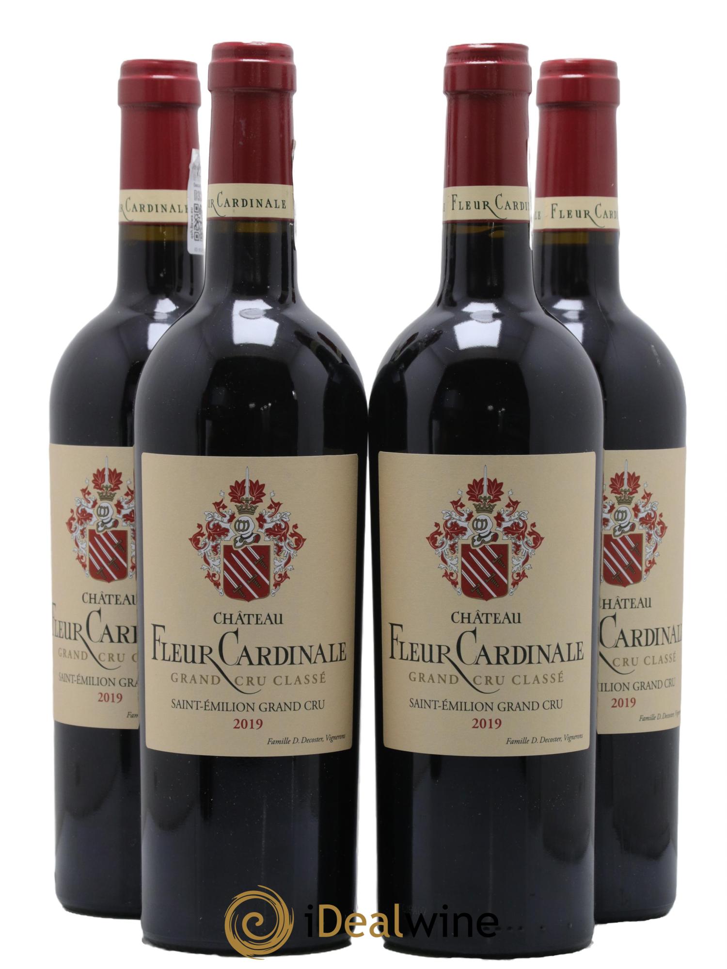 Château Fleur Cardinale Grand Cru Classé 2019 - Lot de 4 bouteilles - 0