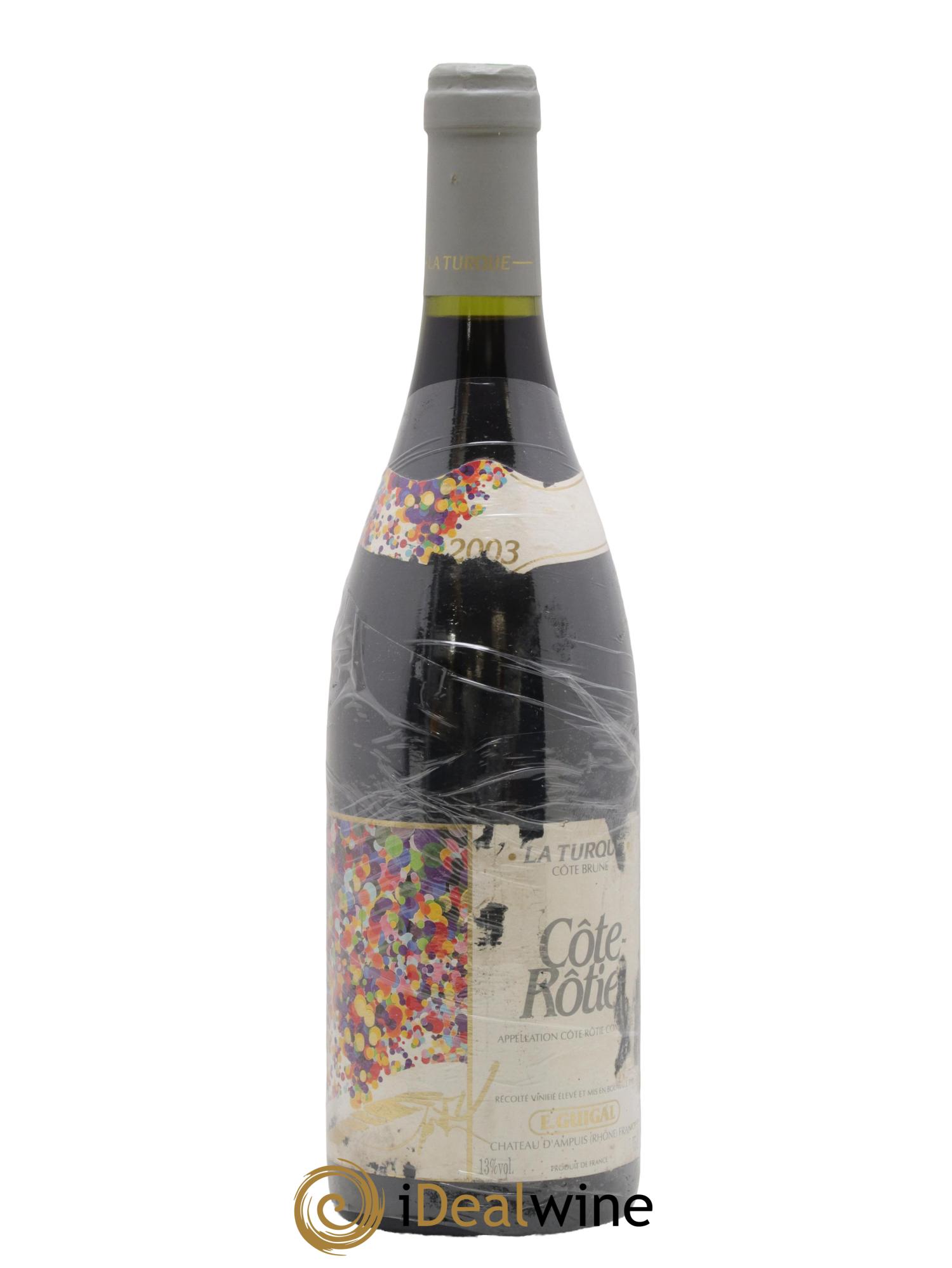 Côte-Rôtie La Turque Guigal 2003 - Posten von 1 Flasche - 0