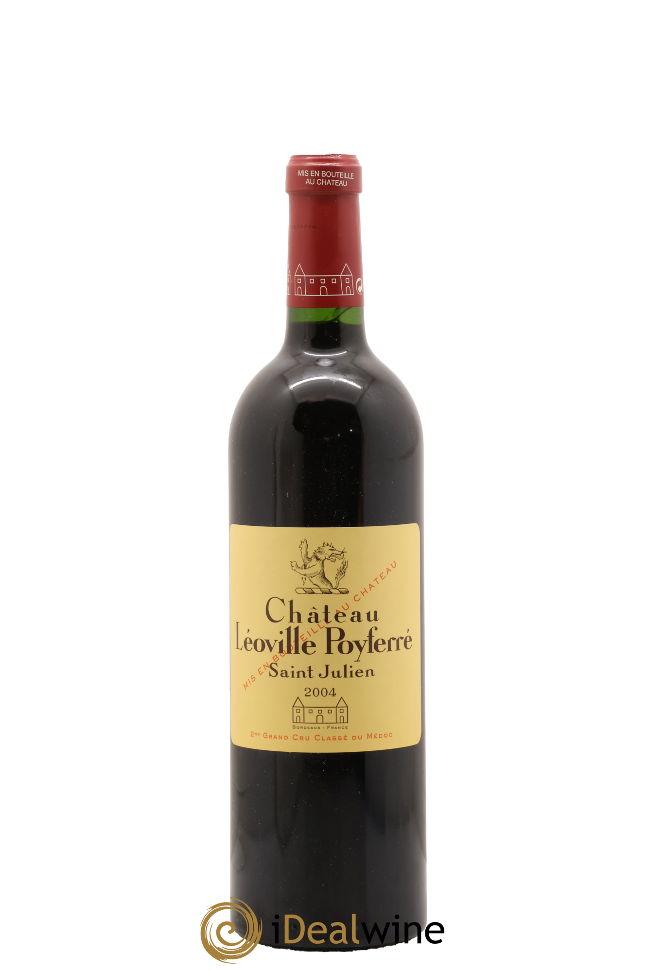 Château Léoville Poyferré 2ème Grand Cru Classé 2004 - Lot de 1 bouteille - 0