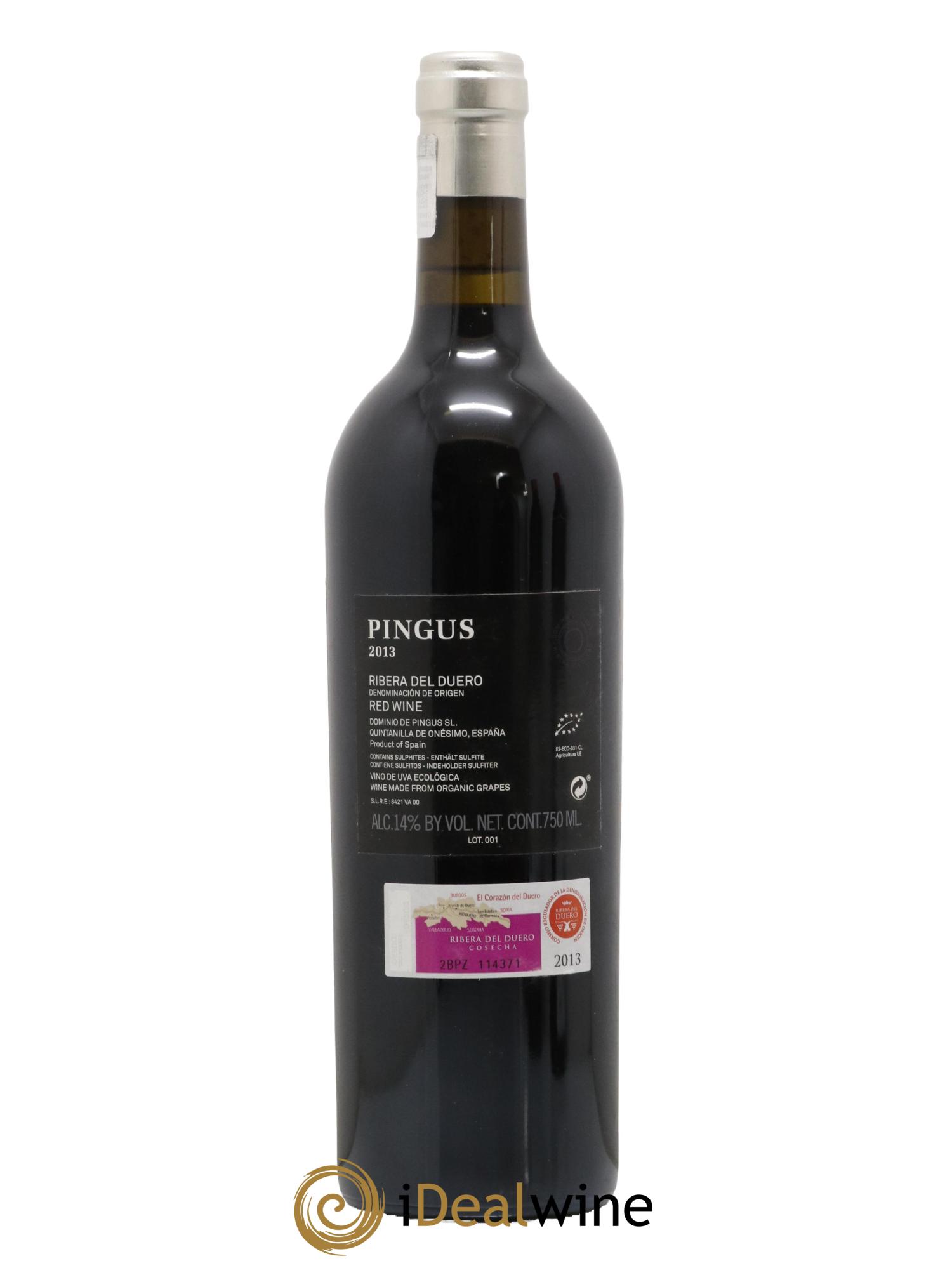 Ribera Del Duero Pingus Dominio de Pingus - Peter Sisseck 2013 - Lotto di 1 bottiglia - 1