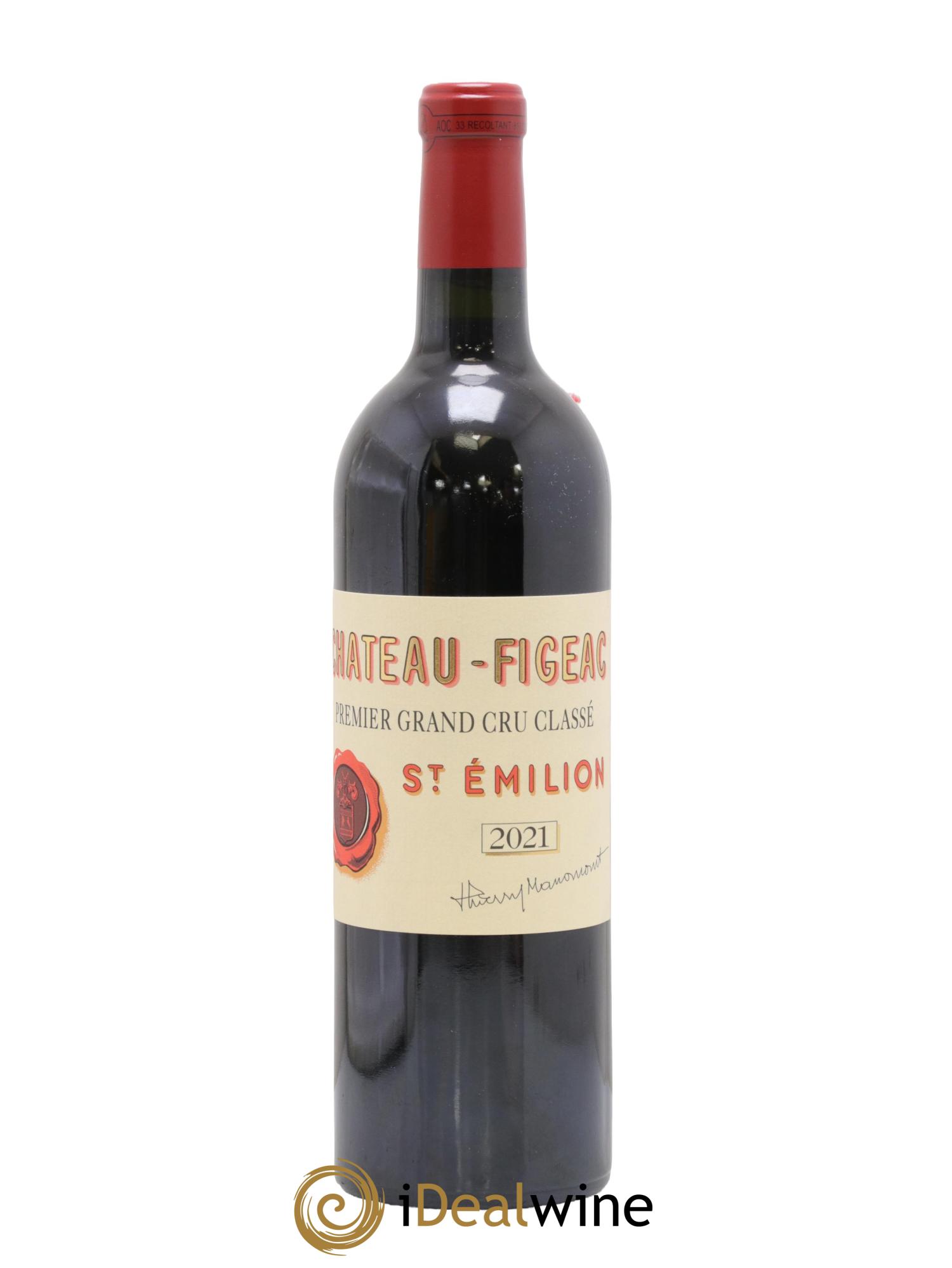 Château Figeac 1er Grand Cru Classé A  2021 - Lot of 1 bottle - 0