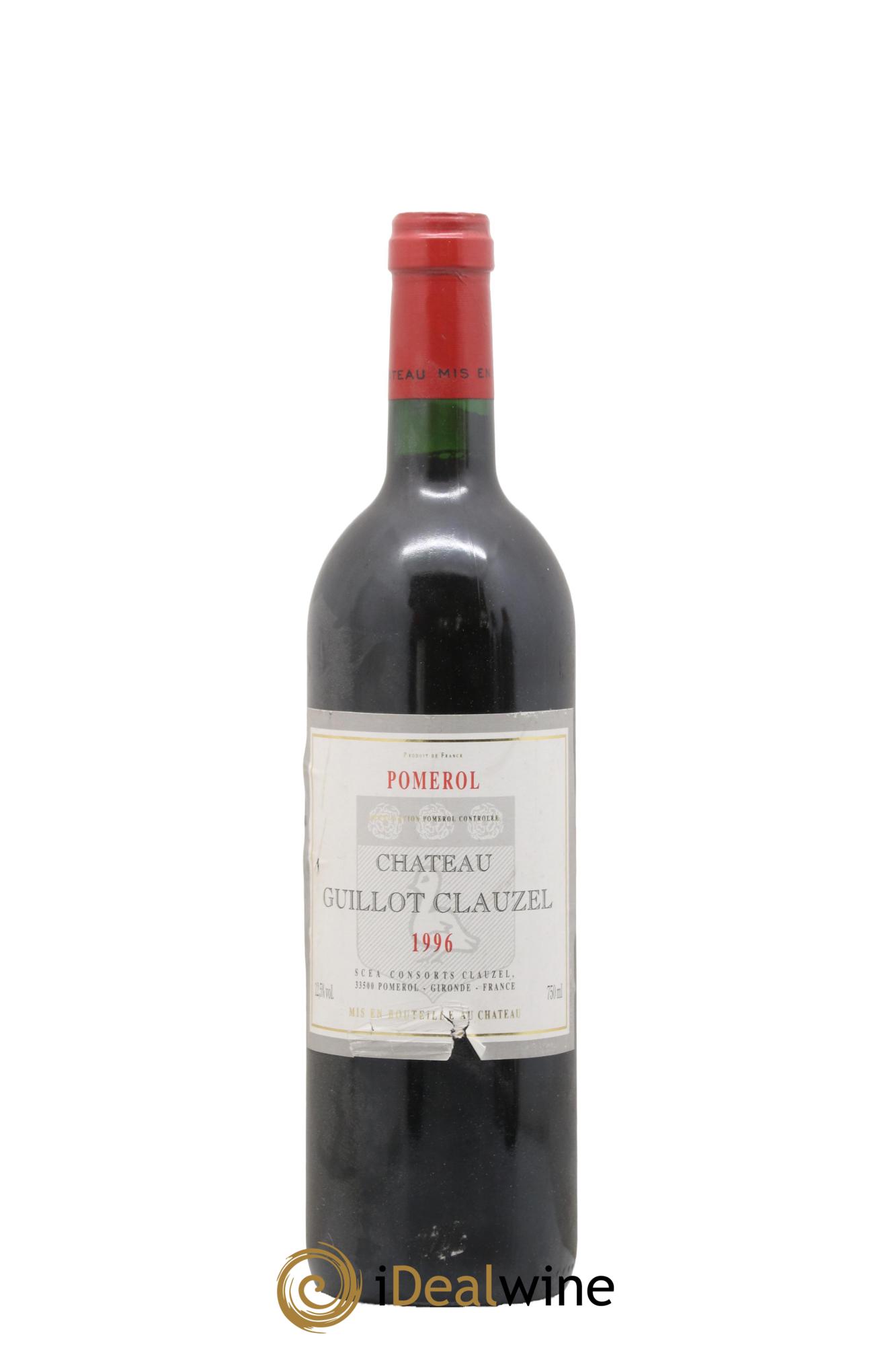 Château Guillot Clauzel 1996 - Lot de 1 bouteille - 0