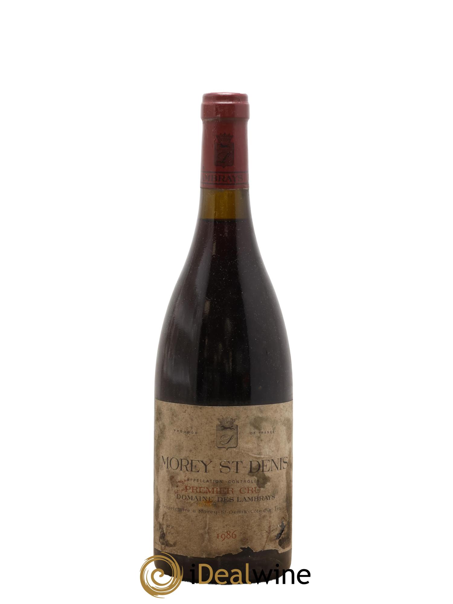 Morey-Saint-Denis 1er Cru Domaine Des Lambrays 1986 - Lot de 1 bouteille - 0
