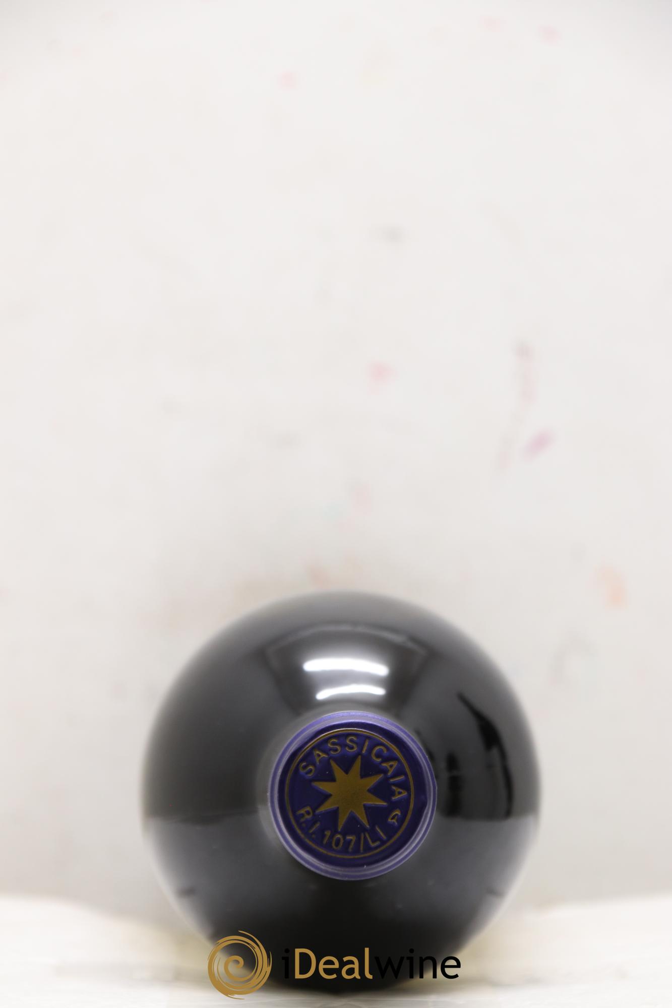 Bolgheri DOC Sassicaia Tenuta San Guido 2002 - Lot de 1 bouteille - 1