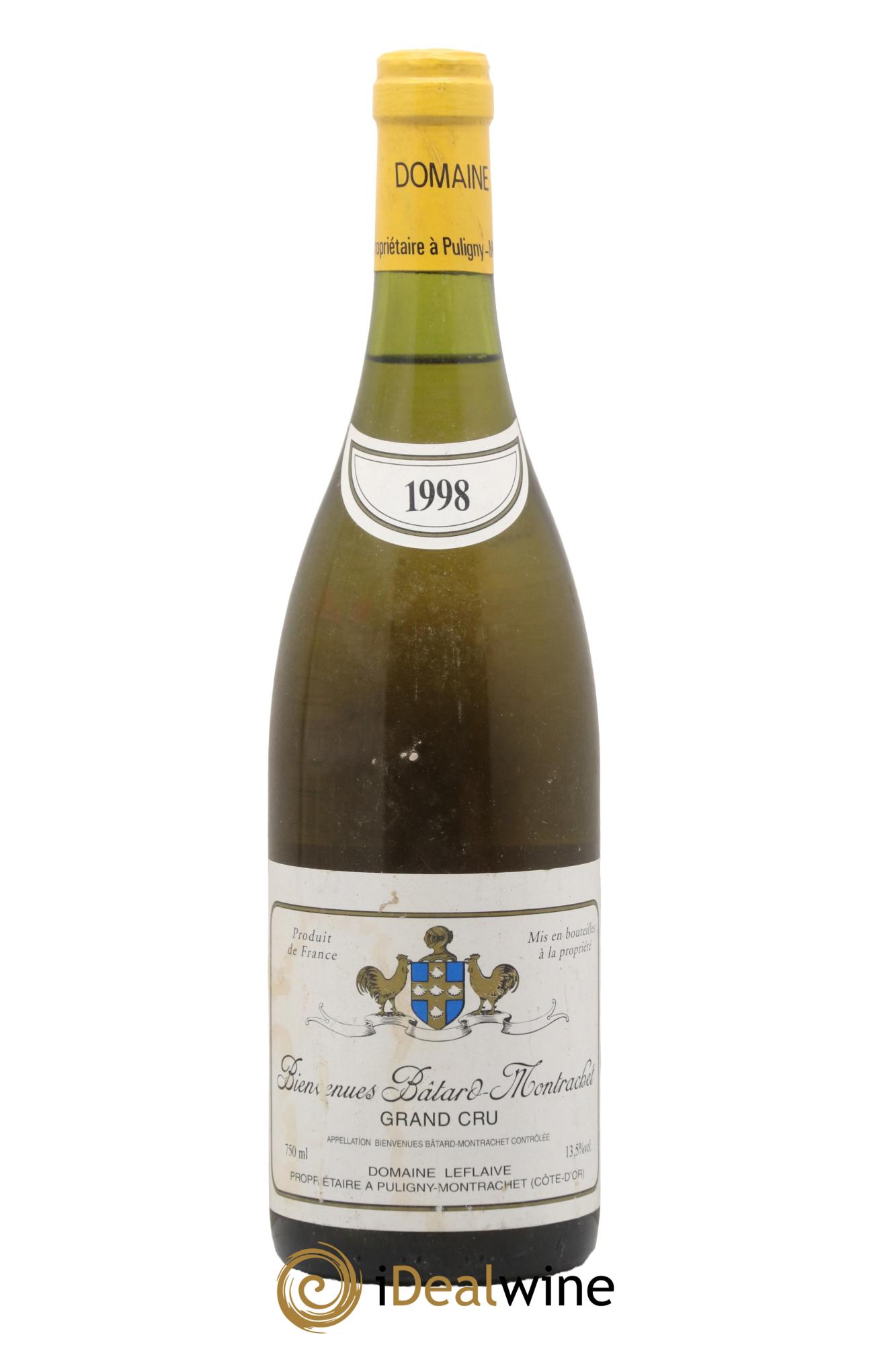 Bienvenues-Bâtard-Montrachet Grand Cru Leflaive (Domaine) 1998 - Posten von 1 Flasche - 0