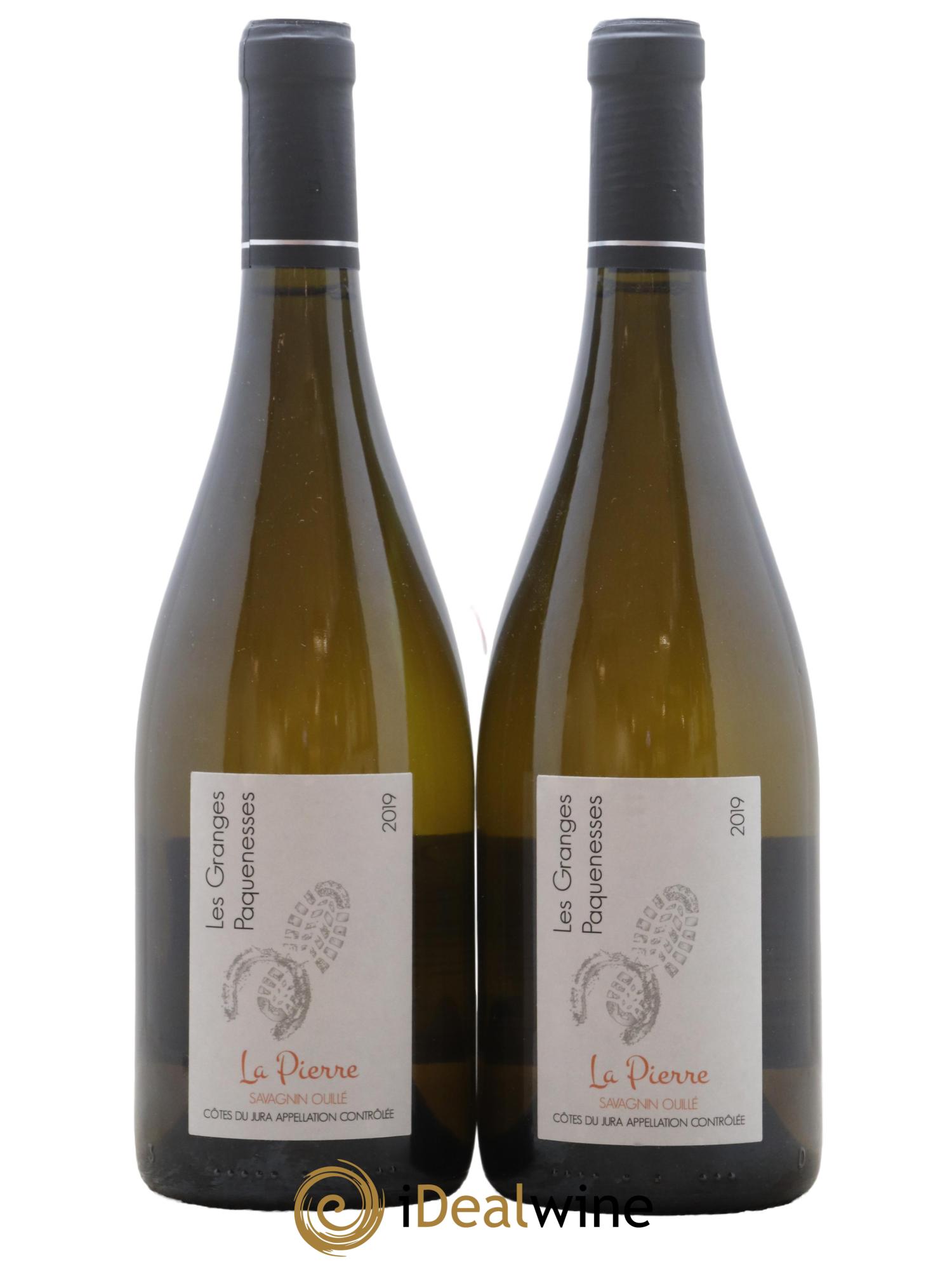 Côtes du Jura Savagnin La Pierre Les Granges Paquenesses 2019 - Lot de 2 bouteilles - 0