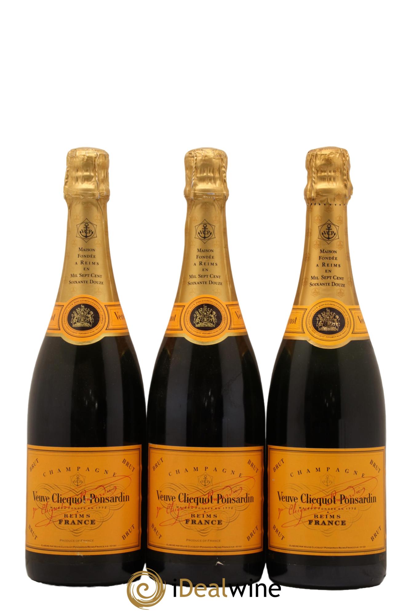 Carte Jaune Brut Veuve Clicquot - Lot de 3 bouteilles - 0