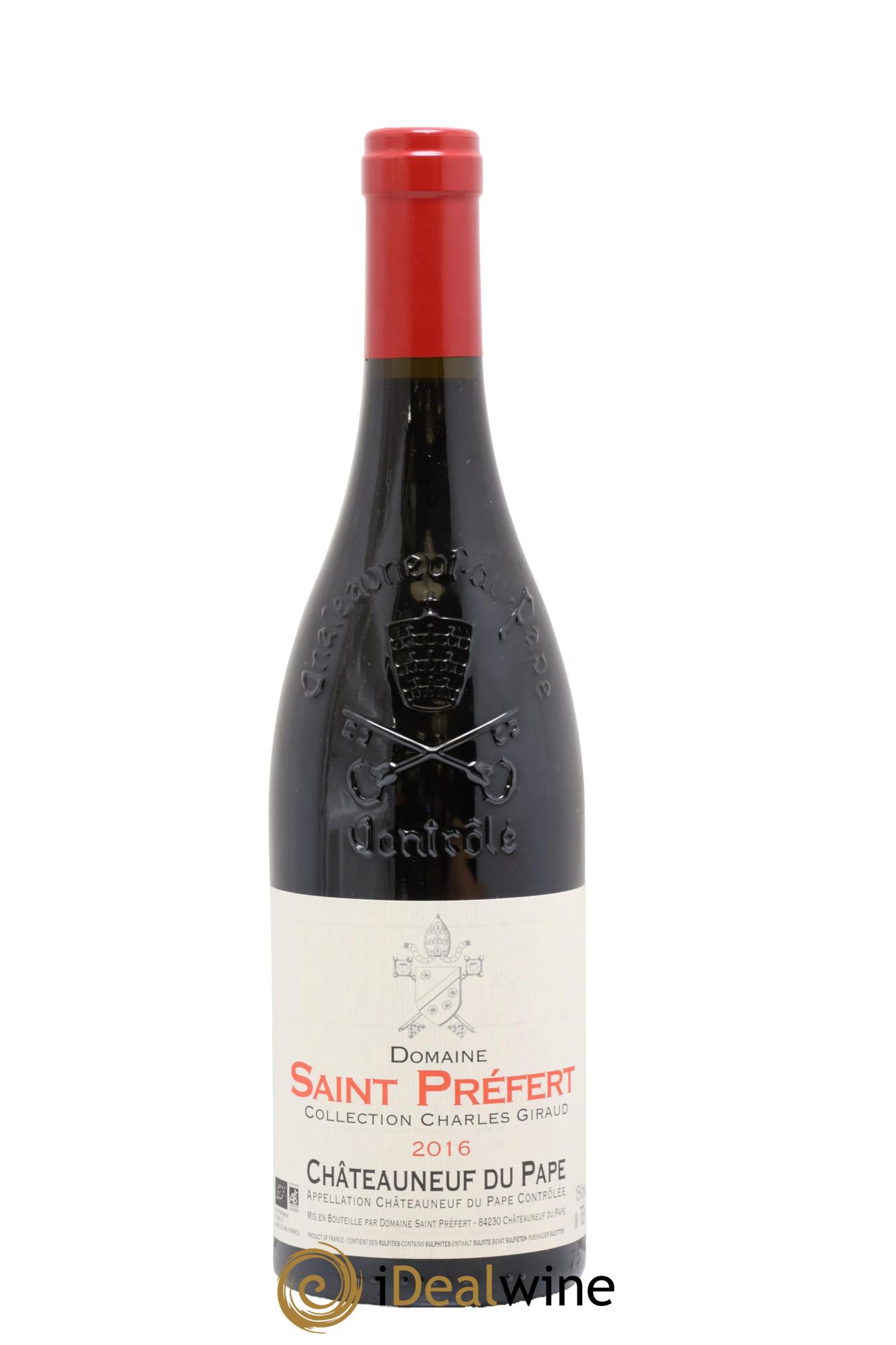 Châteauneuf-du-Pape Collection Charles Giraud Domaine Saint-Préfert 2016 - Lot de 1 bouteille - 0