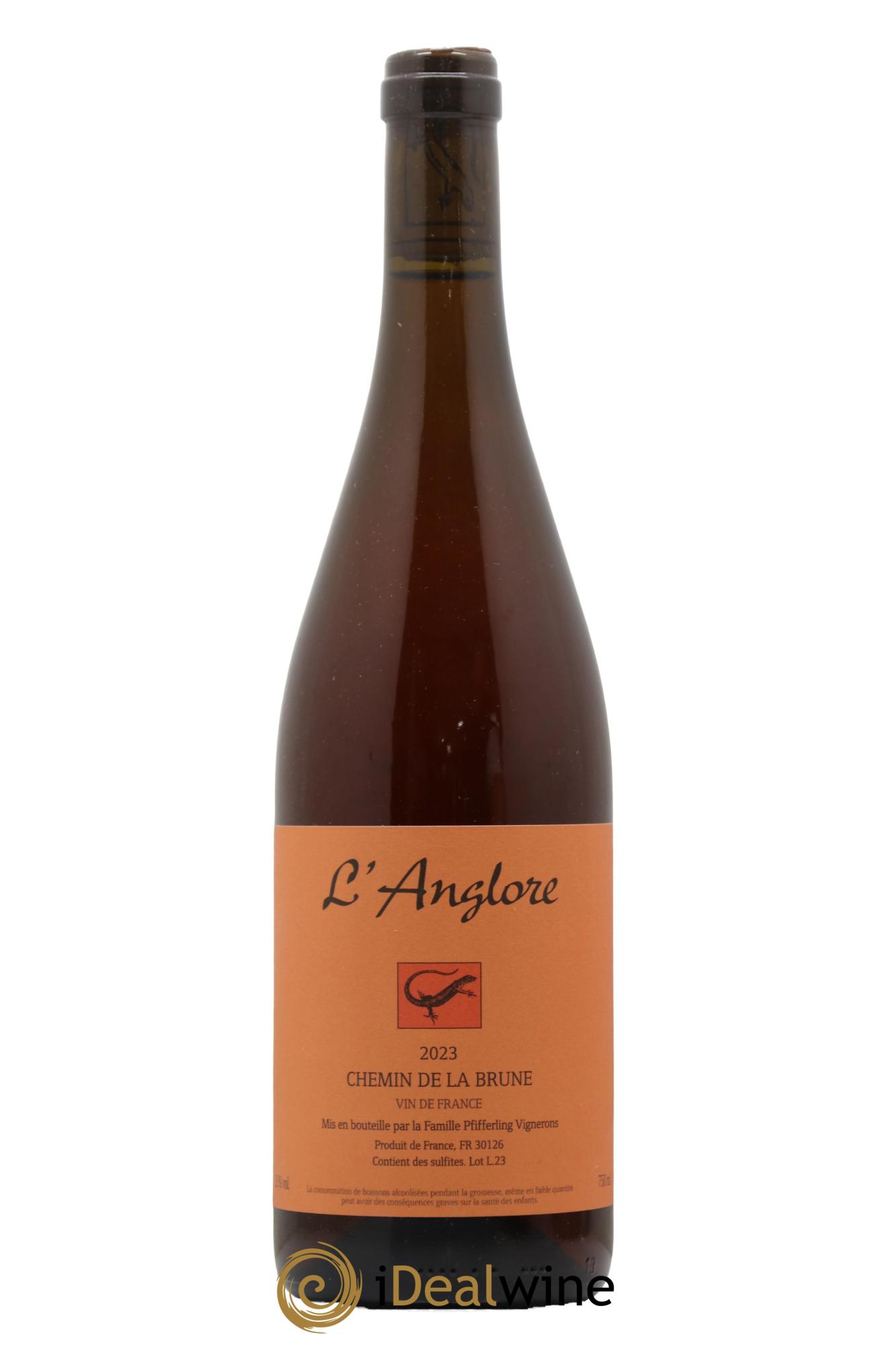 Vin de France Chemin de la Brune L Anglore 2023 - Lot de 1 bouteille - 0