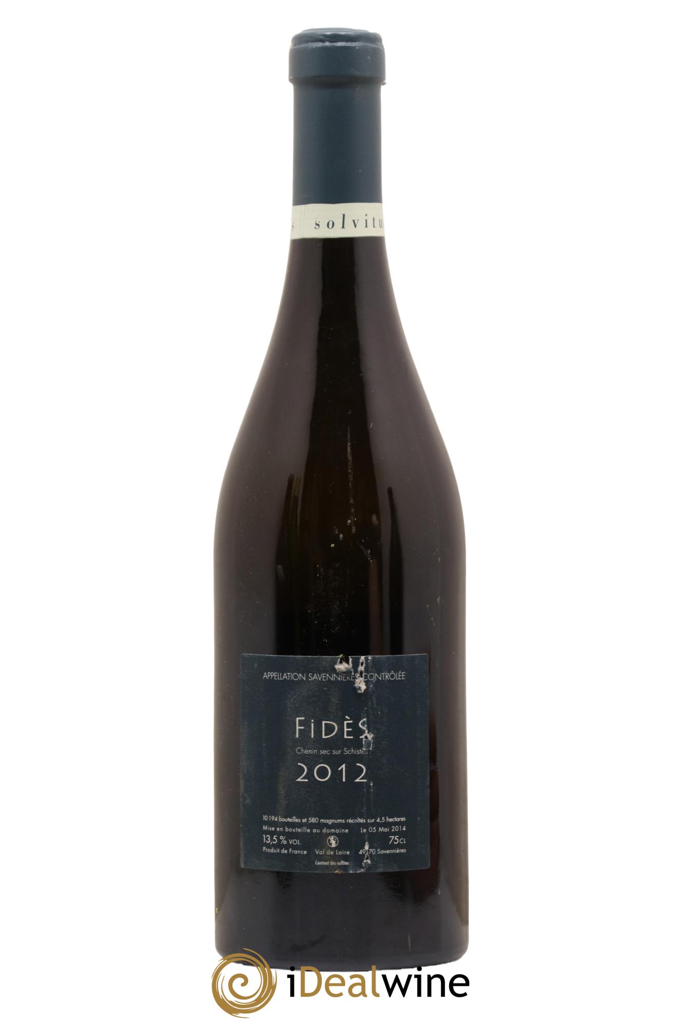 Savennières Fidès Eric Morgat 2012 - Lot of 1 bottle - 1