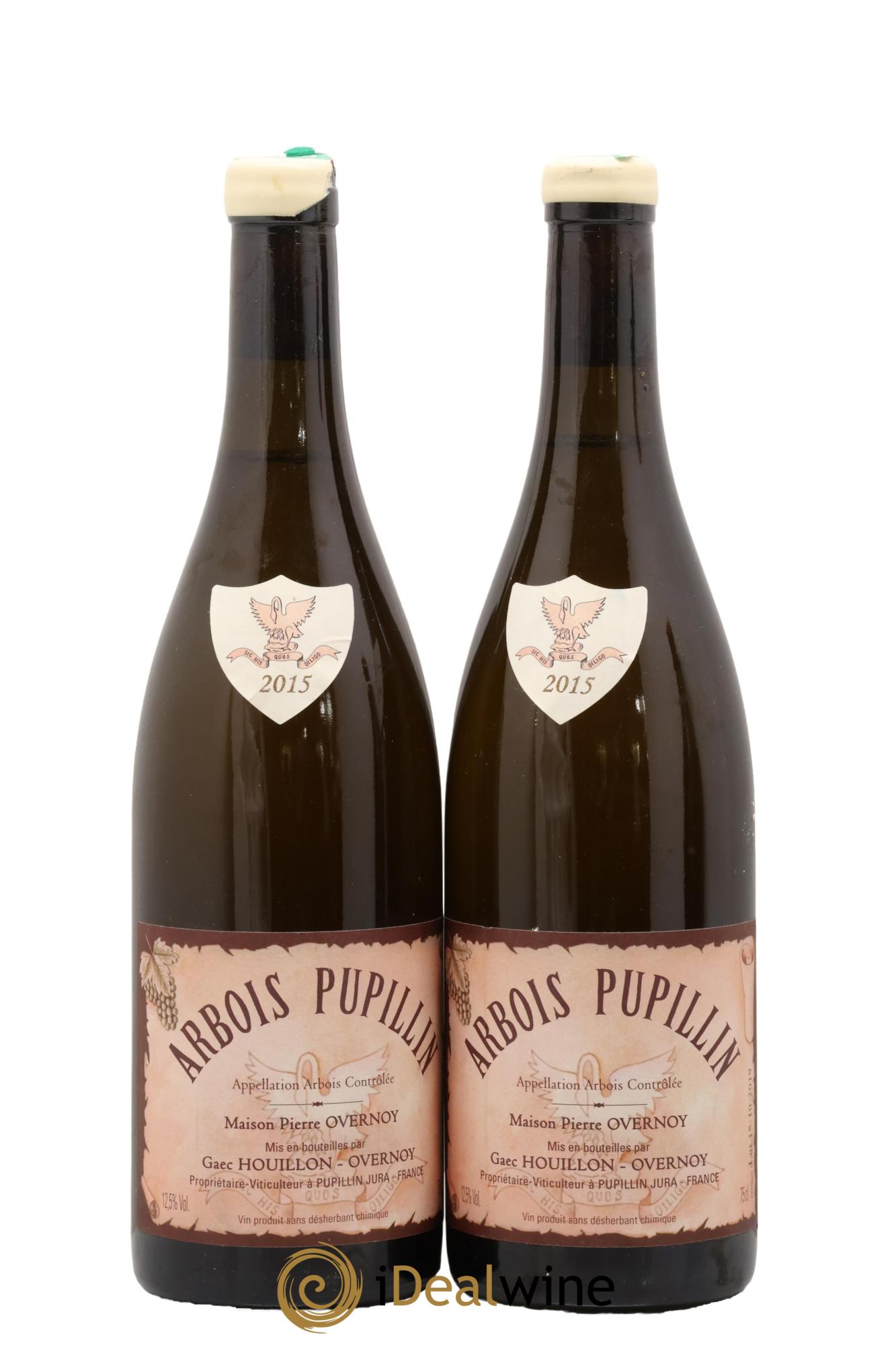 Arbois-Pupillin Chardonnay (cire blanche) Overnoy-Houillon (Domaine) 2015 - Posten von 2 Flaschen - 0