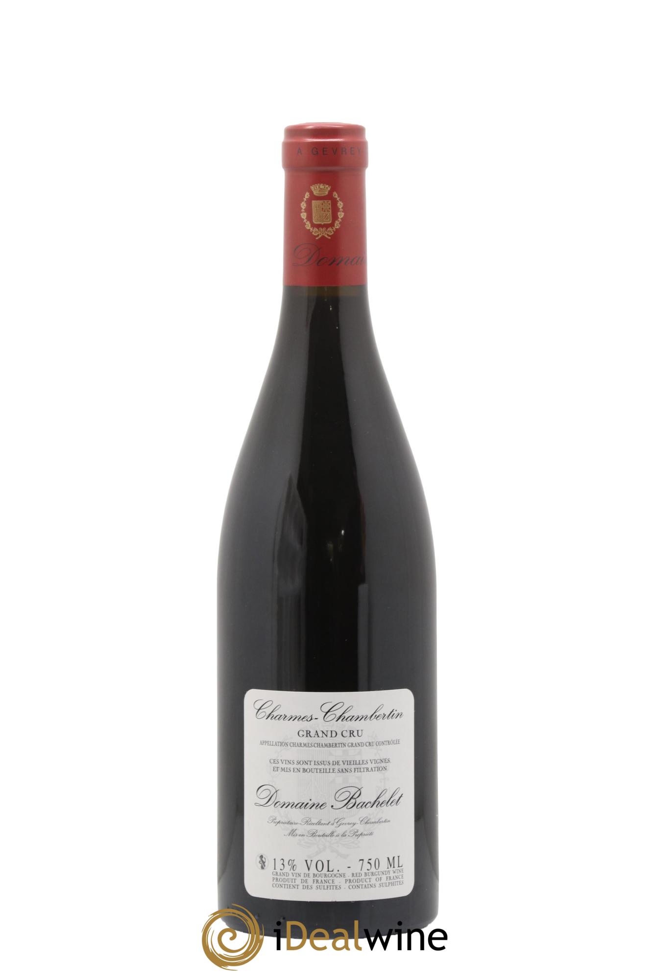 Charmes-Chambertin Grand Cru Vieilles Vignes Denis Bachelet (Domaine) 2016 - Lot de 1 bouteille - 1