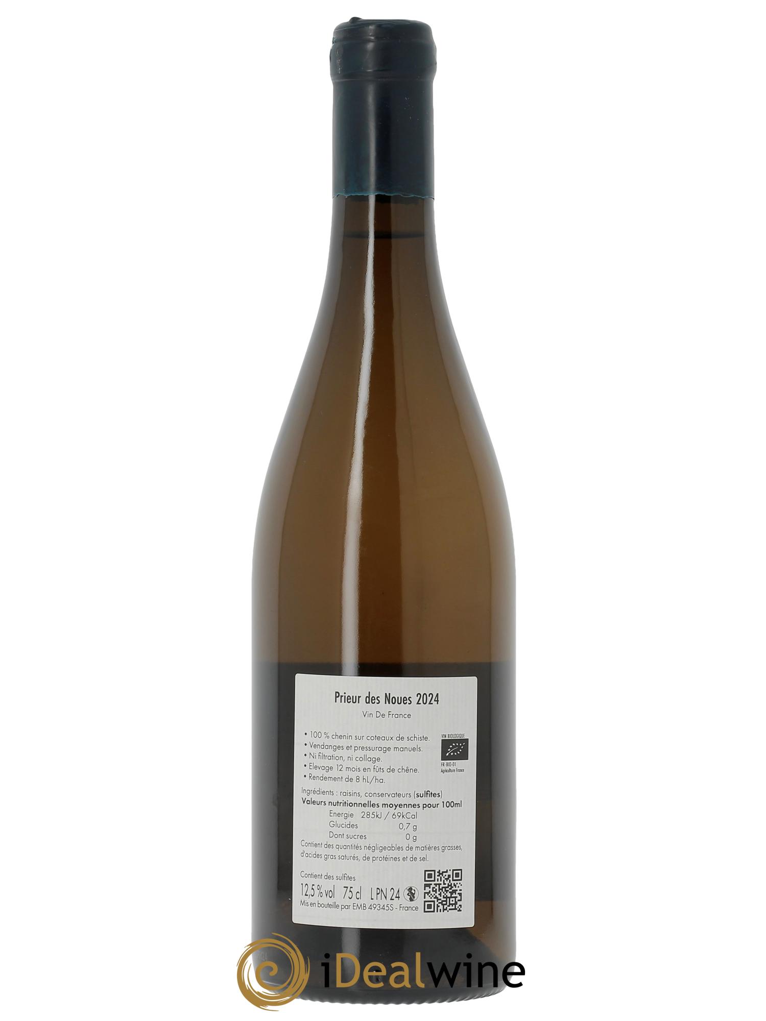 Vin de France Prieur des Noues Château de Bonnezeaux  2024 - Lot de 1 bouteille - 1