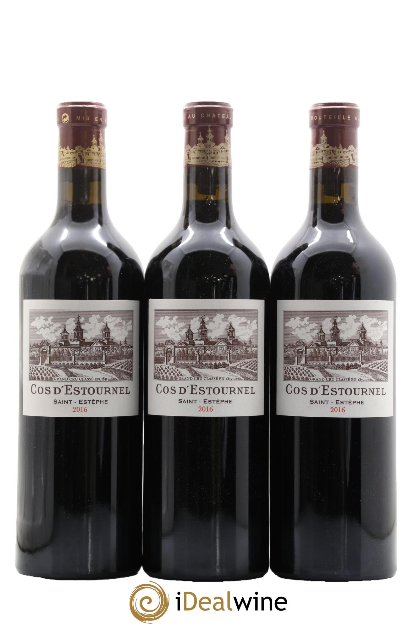Cos d'Estournel 2ème Grand Cru Classé 2016 - Lot de 3 bouteilles - 0
