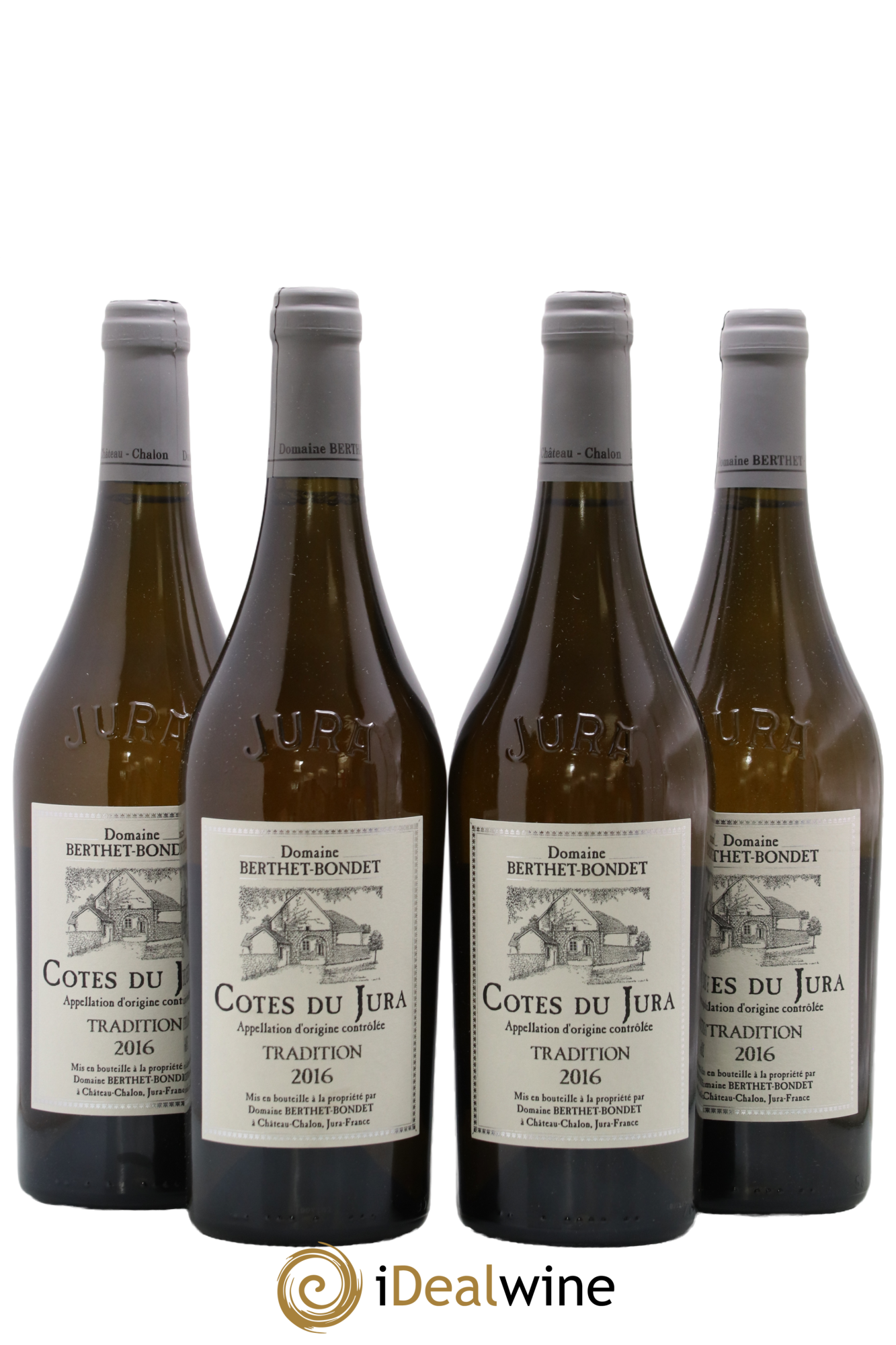 Côtes du Jura Tradition Berthet-Bondet 2016 - Lot de 4 bouteilles - 0