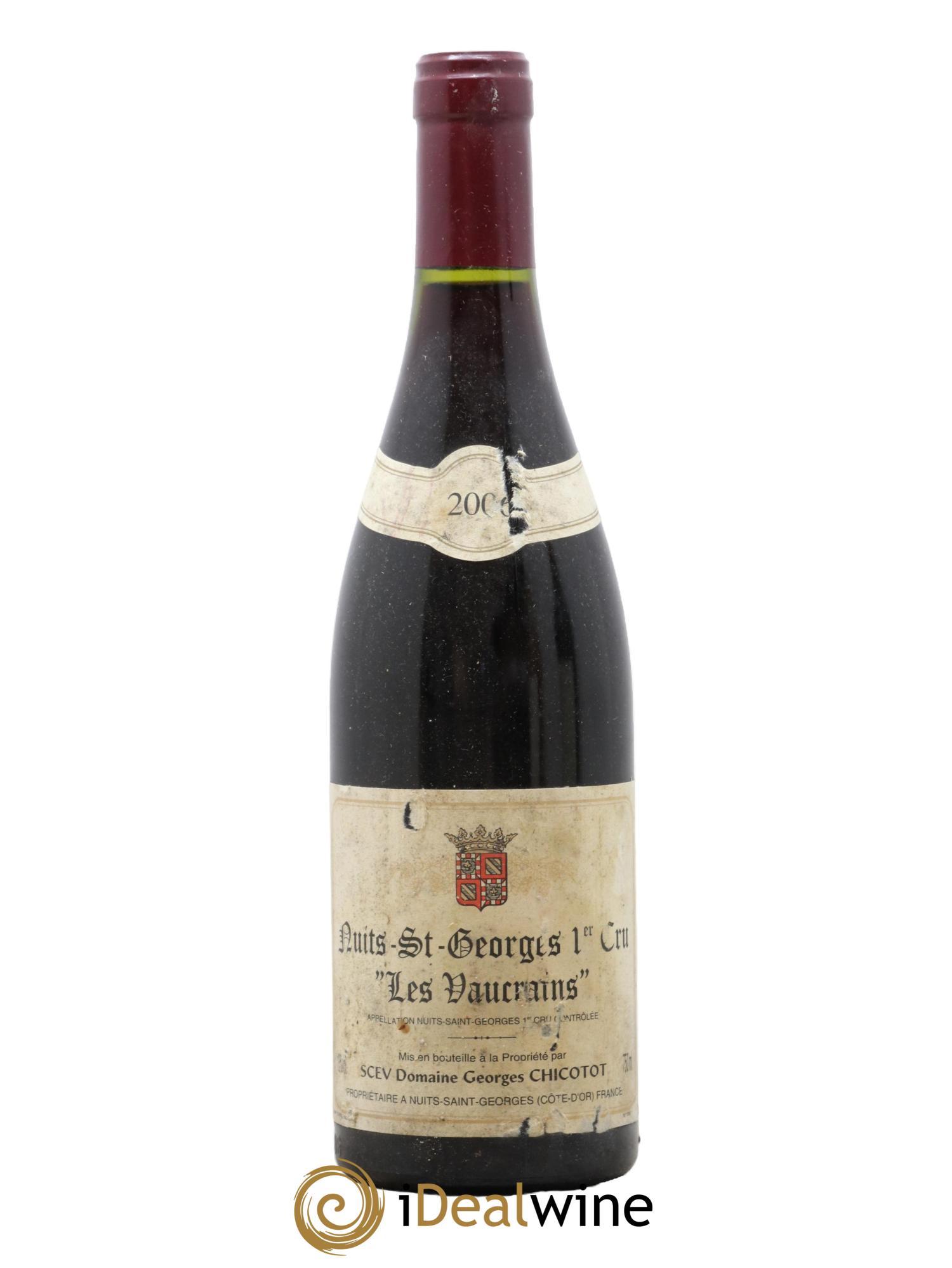 Nuits-Saint-Georges 1er Cru Les Vaucrains Chicotot 2006 - Lot de 1 bouteille - 0