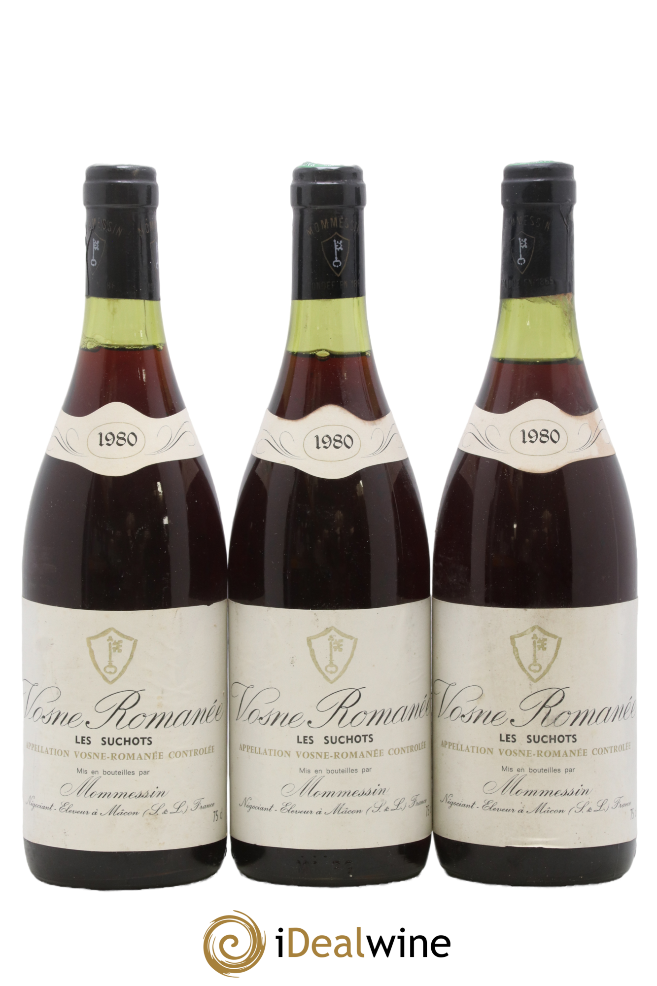 Vosne-Romanée Les Suchots Mommessin 1980 - Lot de 3 bouteilles - 0