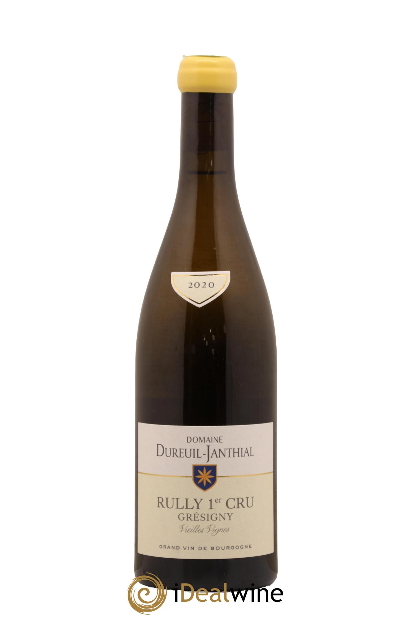 Rully 1er Cru Grésigny Vieilles Vignes Vincent Dureuil-Janthial 2020 - Lot de 1 bouteille - 0