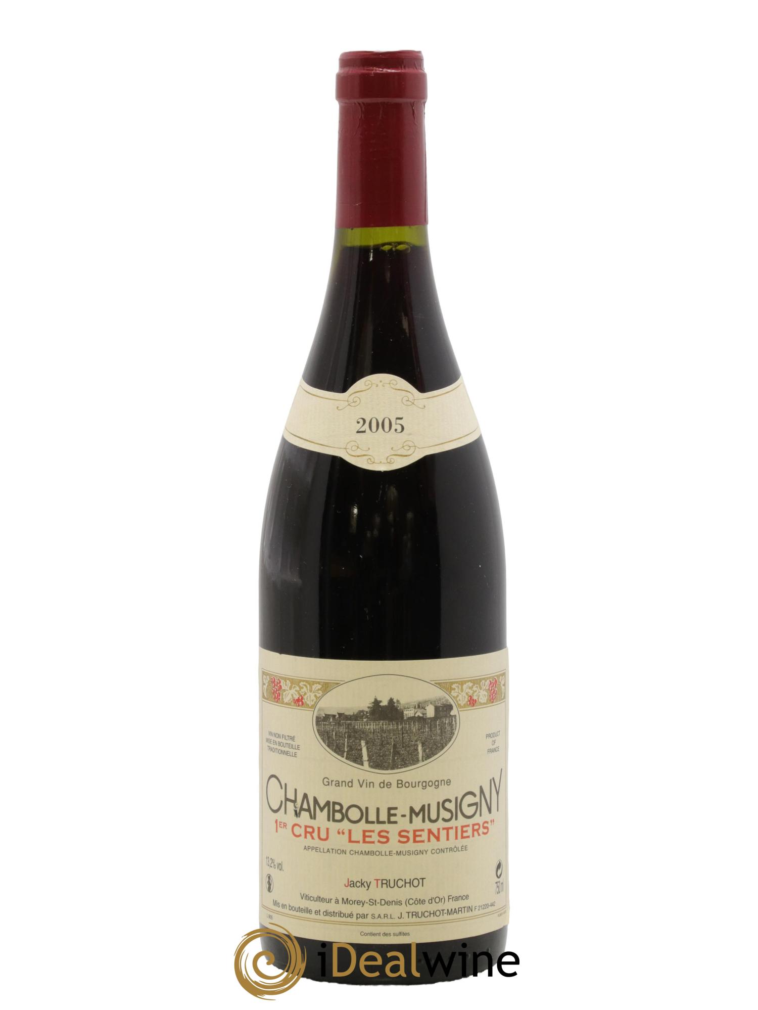 Chambolle-Musigny 1er Cru Les Sentiers Jacky Truchot 2005 - Lot de 1 bouteille - 0