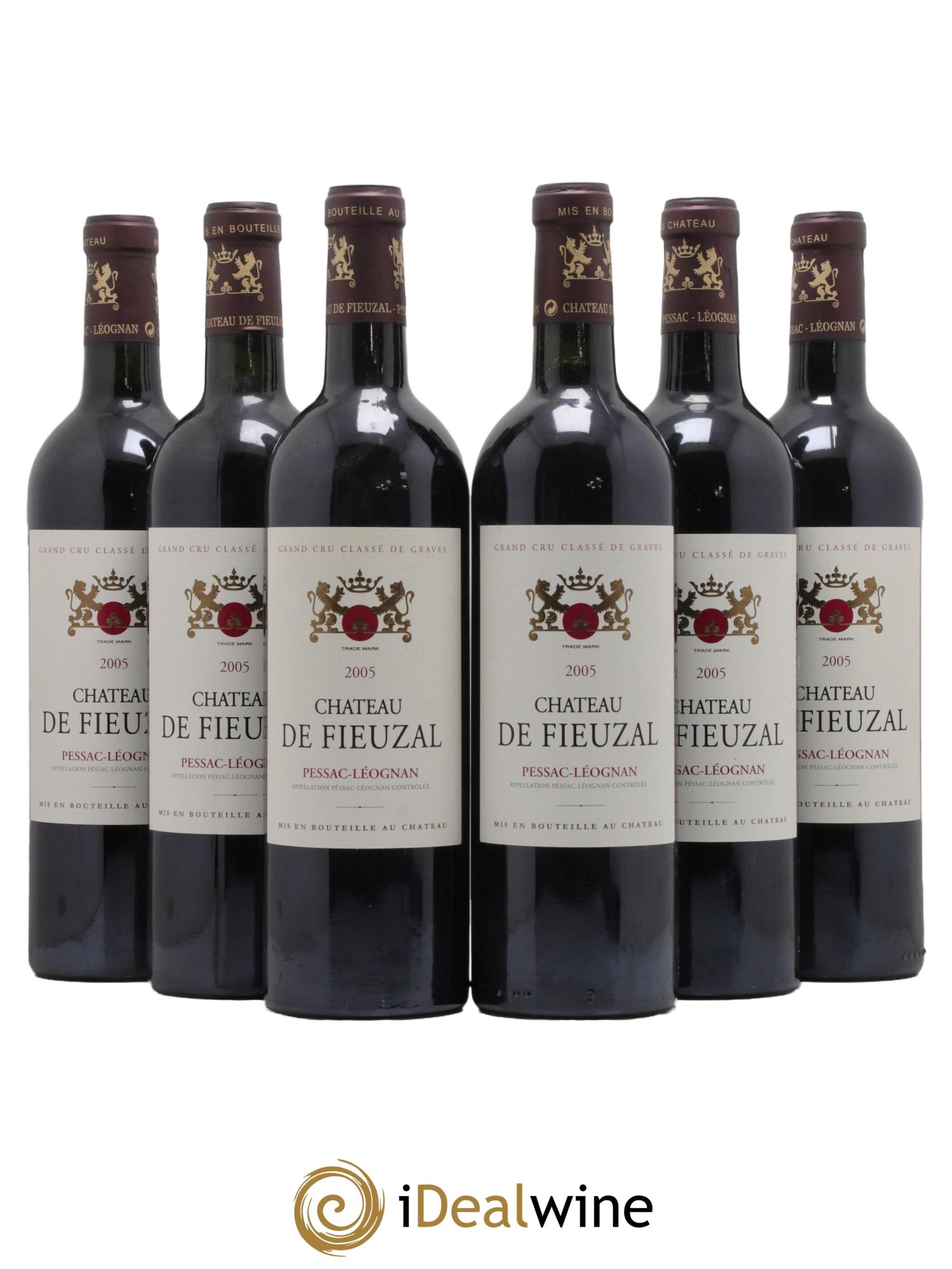 Château de Fieuzal Cru Classé de Graves 2005 - Lot de 6 bouteilles - 0