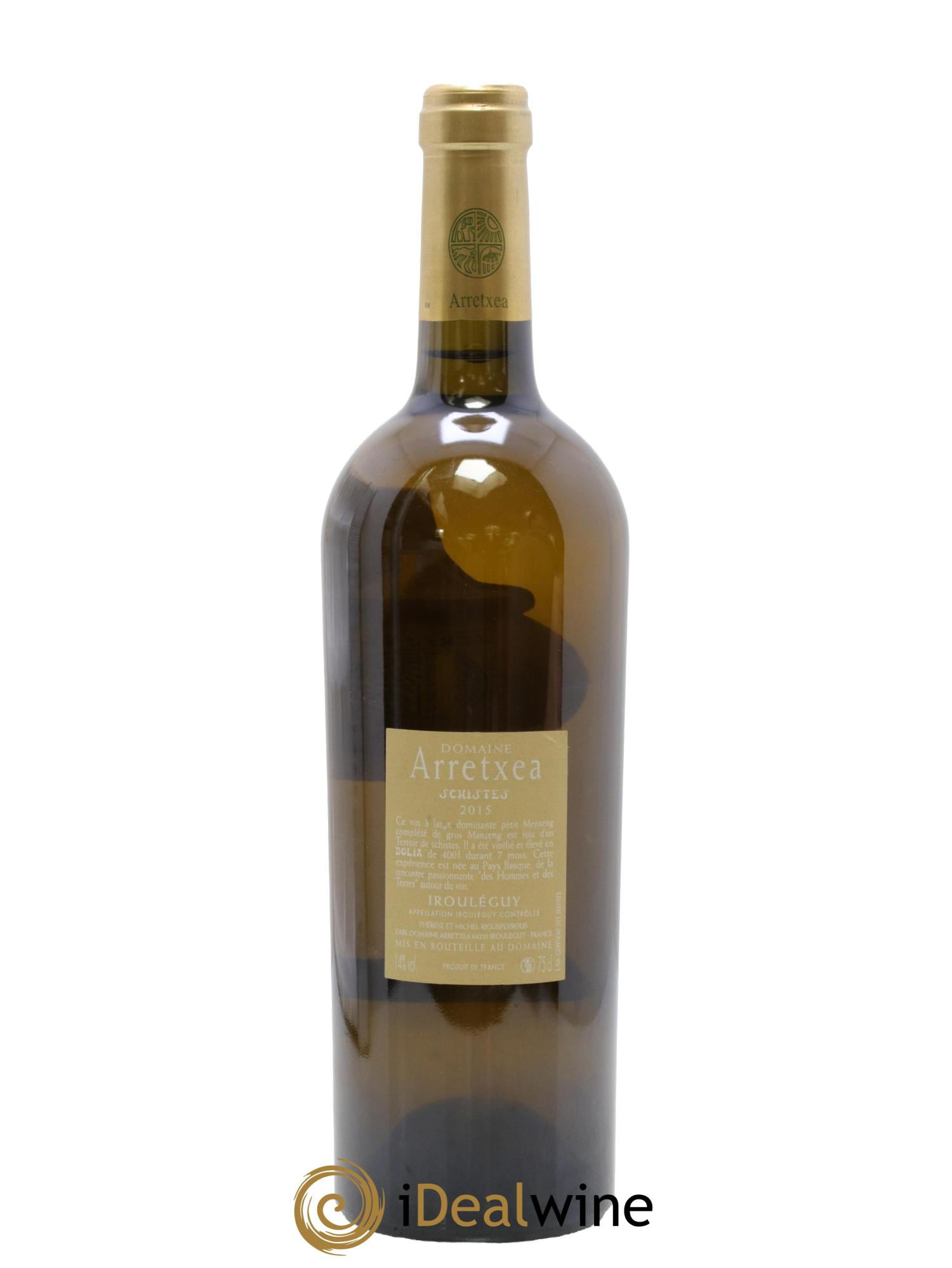 Irouléguy Schistes Arretxea (Domaine) 2015 - Lot de 1 bouteille - 1