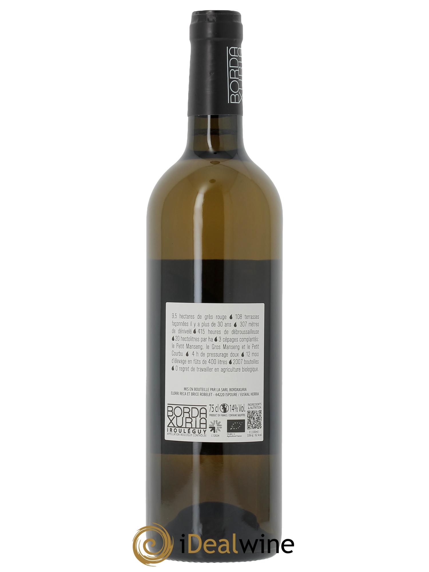 Irouléguy Domaine Bordaxuria  2024 - Lot of 1 bottle - 1