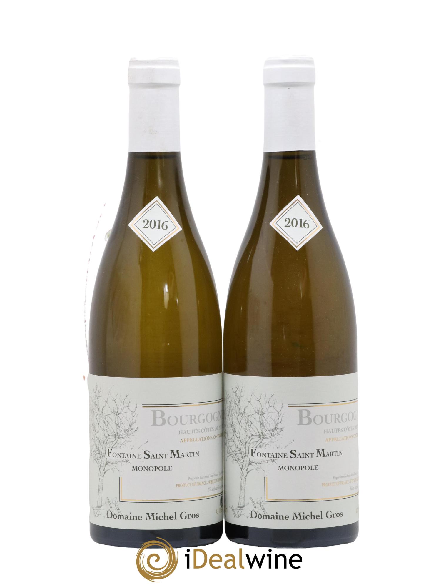 Bourgogne Hautes Cotes de Nuits Fontaine Saint Martin 2016 - Lot de 2 bouteilles - 0