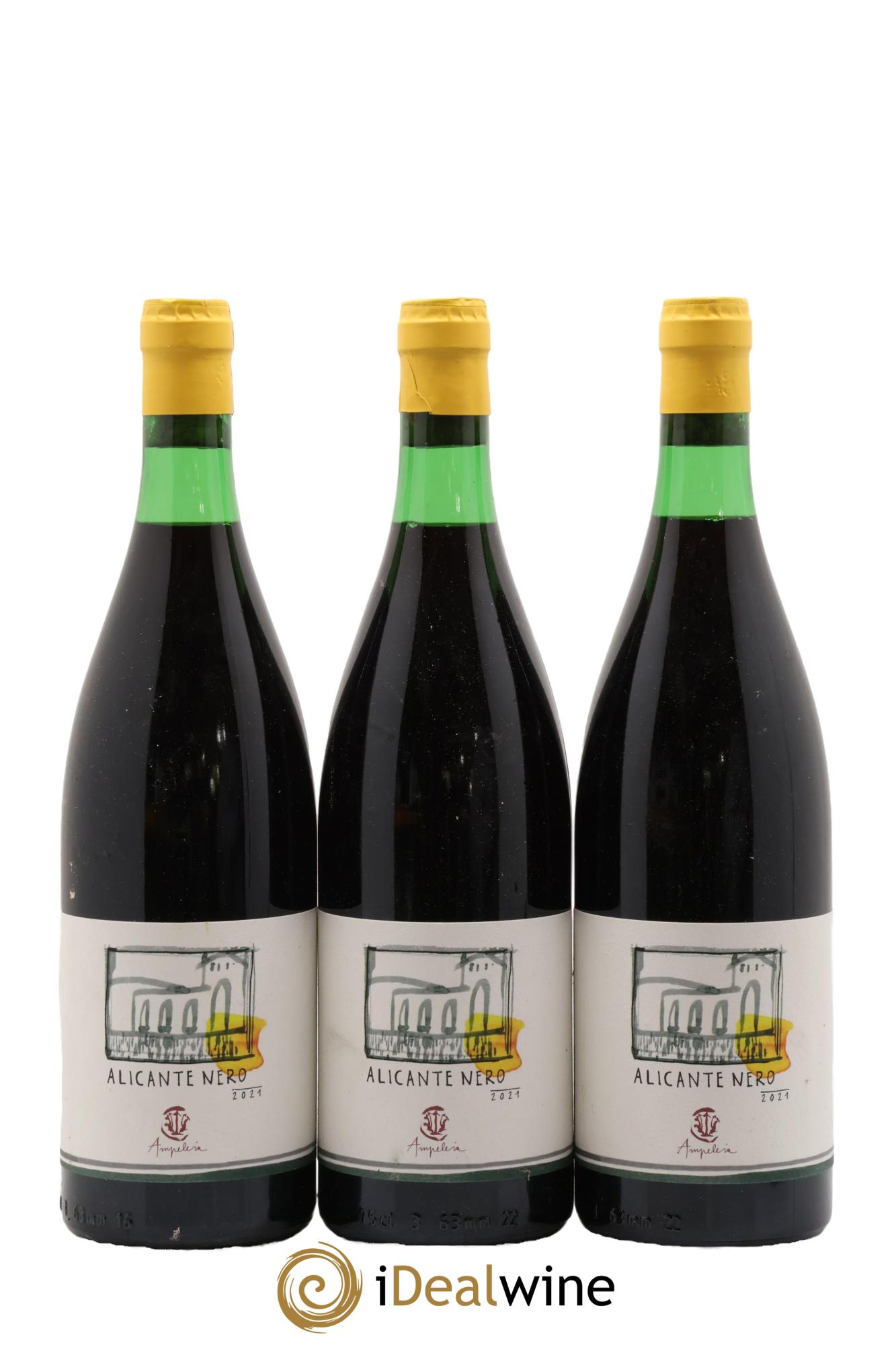 Italie Maremma Toscana Alicante Nero Domaine Ampeleia 2021 - Lot de 3 bouteilles - 0