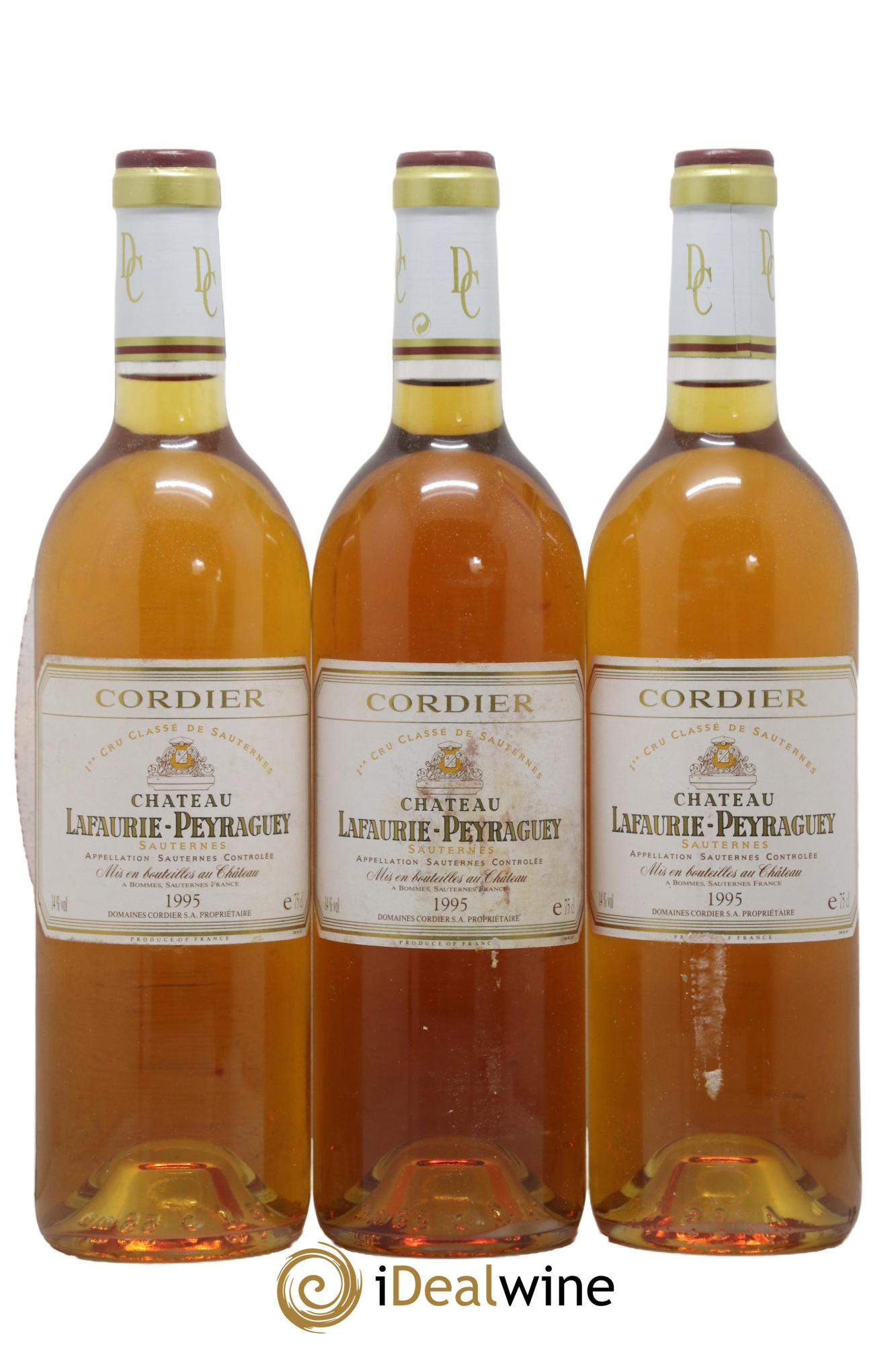 Château Lafaurie-Peyraguey 1er Grand Cru Classé 1995 - Lot de 12 bouteilles - 3