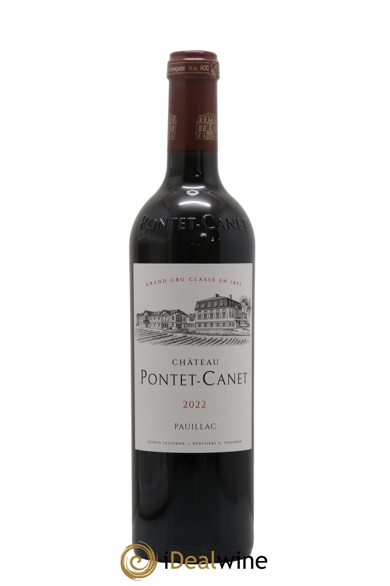 Château Pontet Canet 5ème Grand Cru Classé 2022 - Lot de 1 bouteille - 0