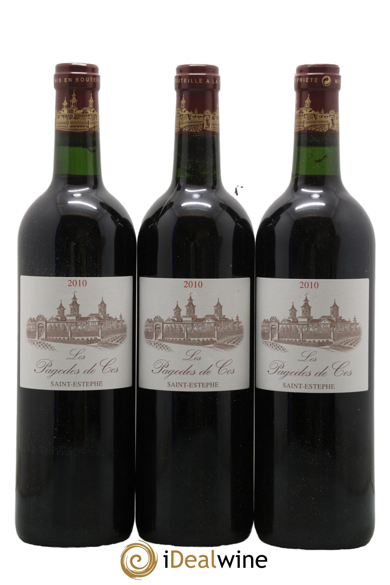 Les Pagodes de Cos Second Vin 2010 - Lot of 12 bottles - 1