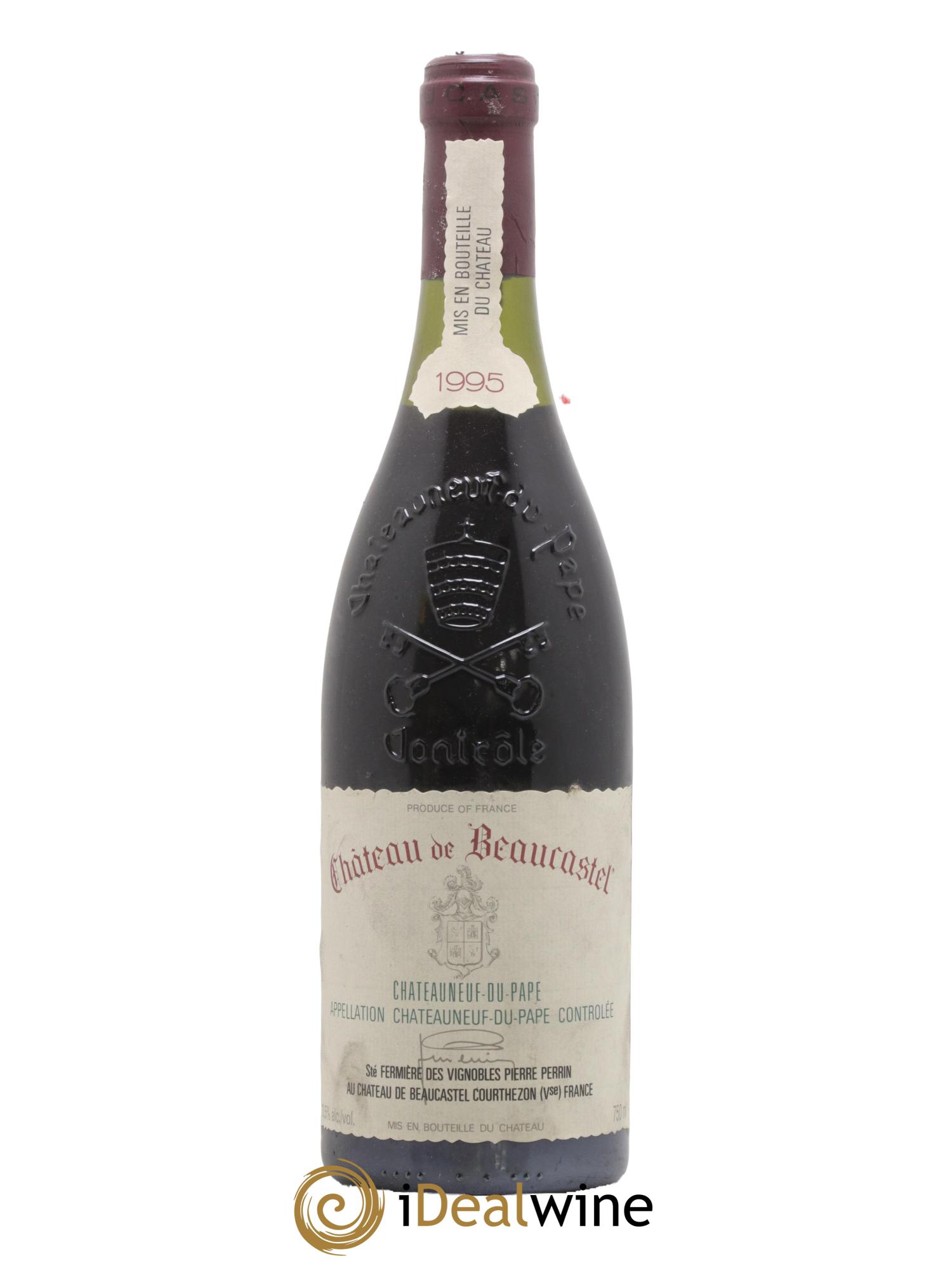 Châteauneuf-du-Pape Château de Beaucastel Famille Perrin 1995 - Lot de 1 bouteille - 0