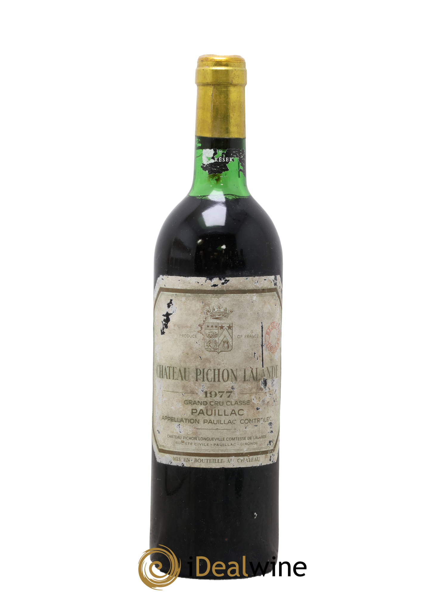 Château Pichon Longueville Comtesse de Lalande 2ème Grand Cru Classé 1977 - Lot de 1 bouteille - 0