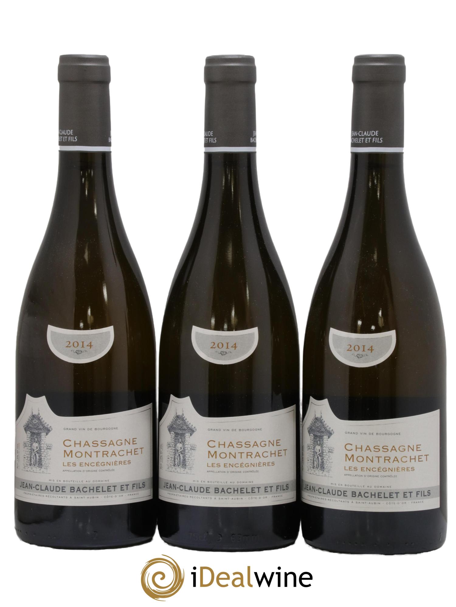 Chassagne-Montrachet Les Encégnières Jean-Claude Bachelet (Domaine) 2014 - Lot de 3 bouteilles - 0