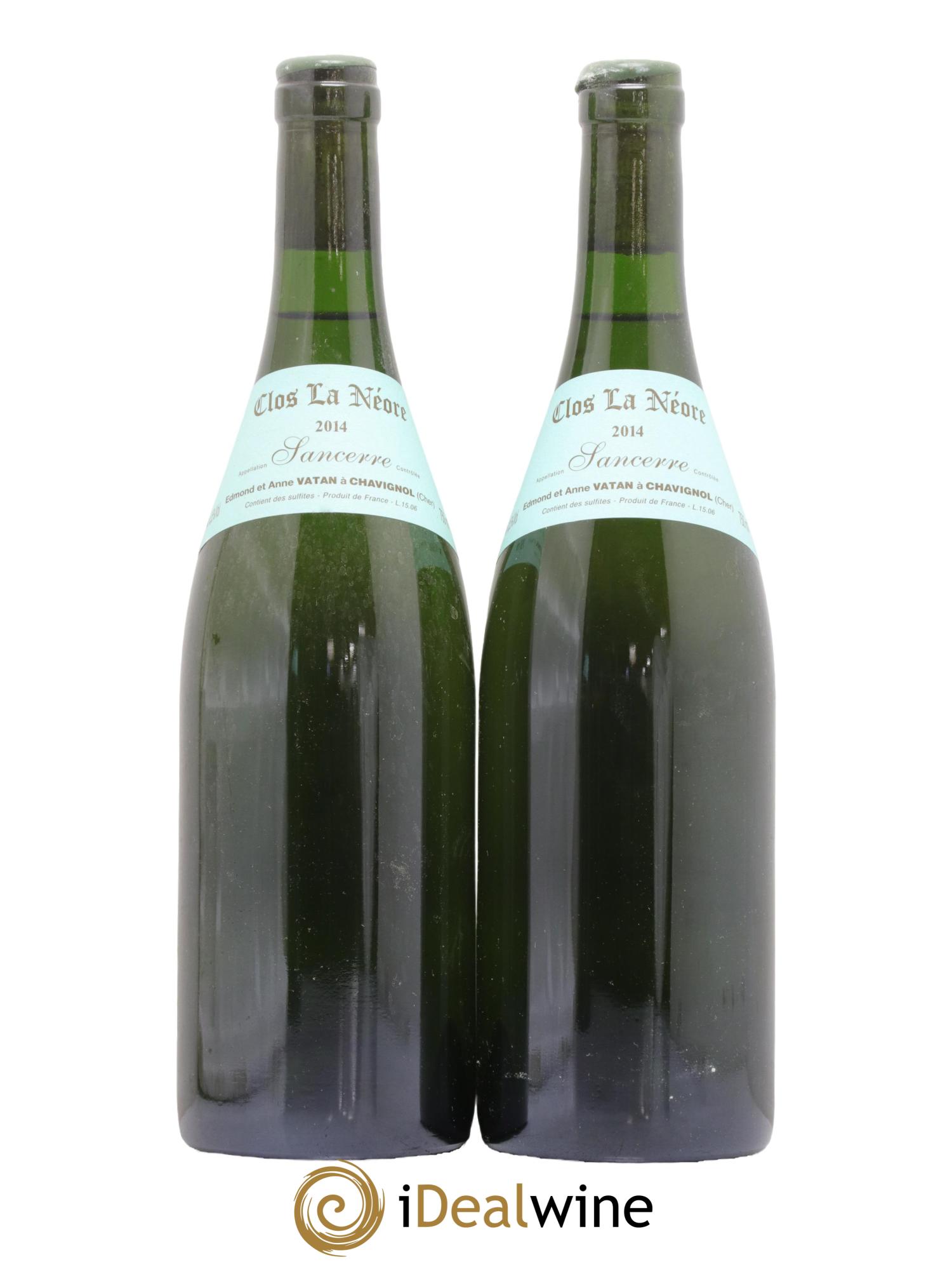 Sancerre Clos la Neore Edmond Vatan 2014 - Lot de 2 bouteilles - 0