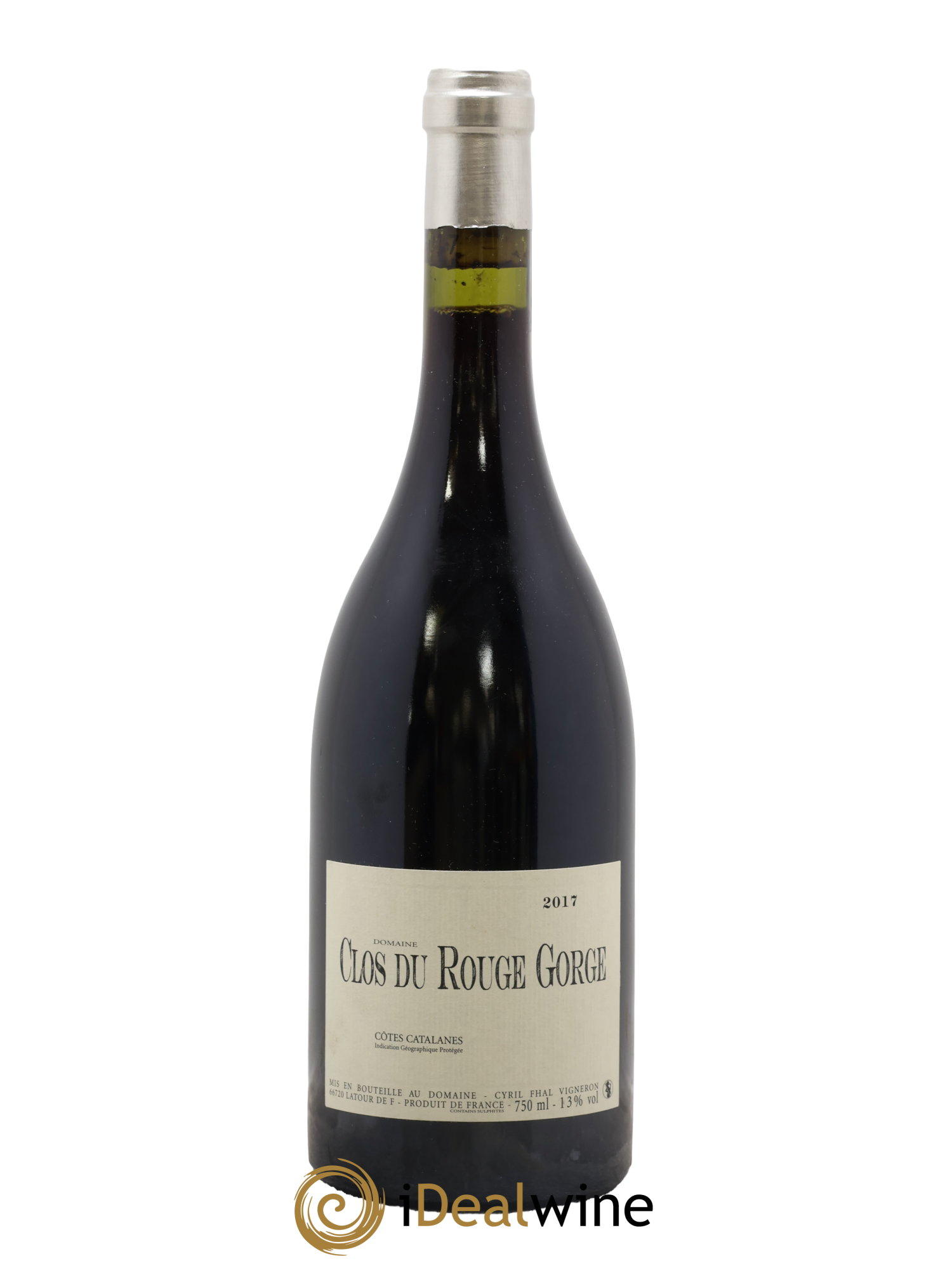 Côtes Catalanes Clos du Rouge Gorge Cyril Fhal 2017 - Lot de 1 bouteille - 0