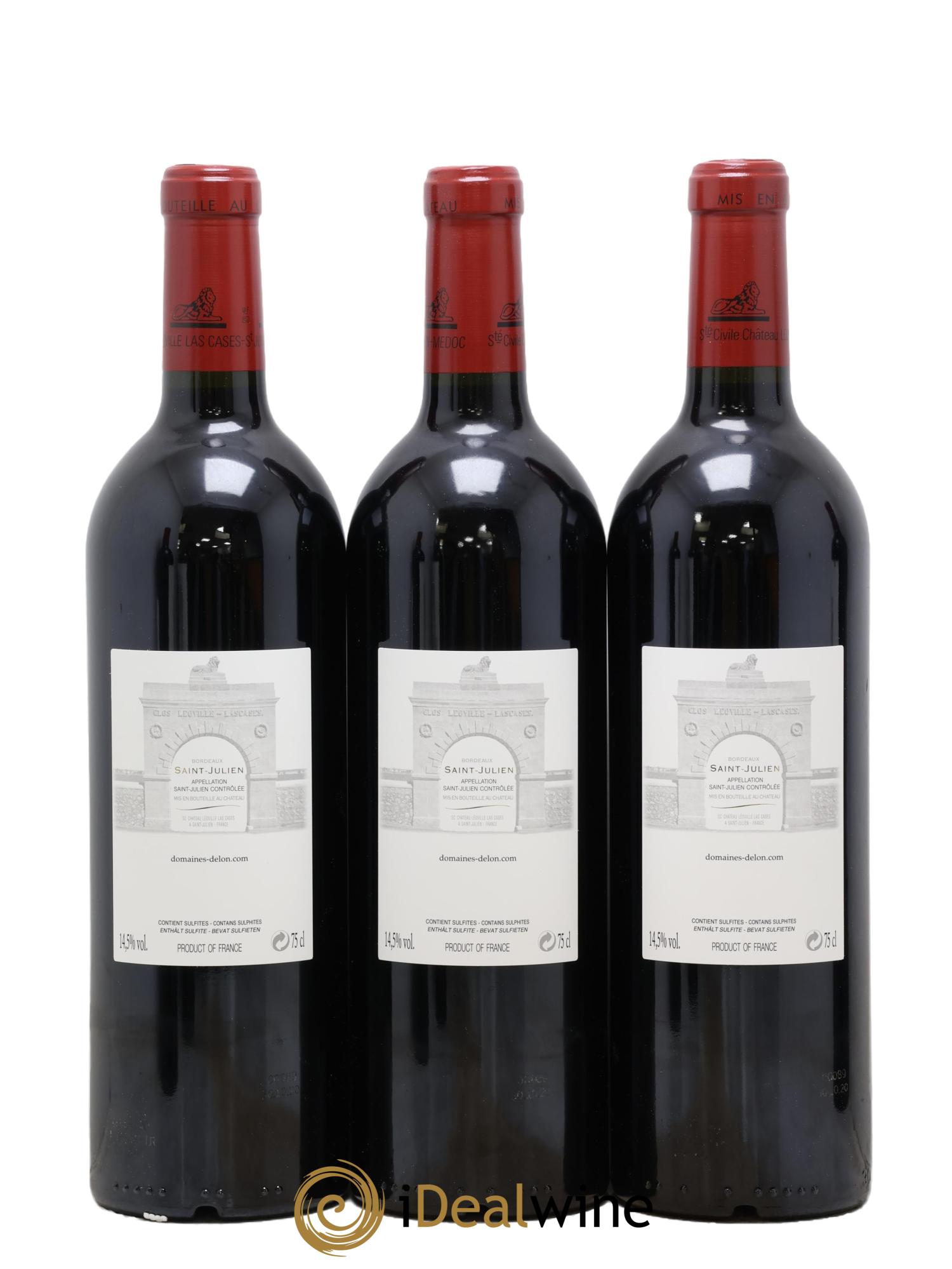 Château Léoville Las Cases 2ème Grand Cru Classé 2018 - Lot de 6 bouteilles - 2
