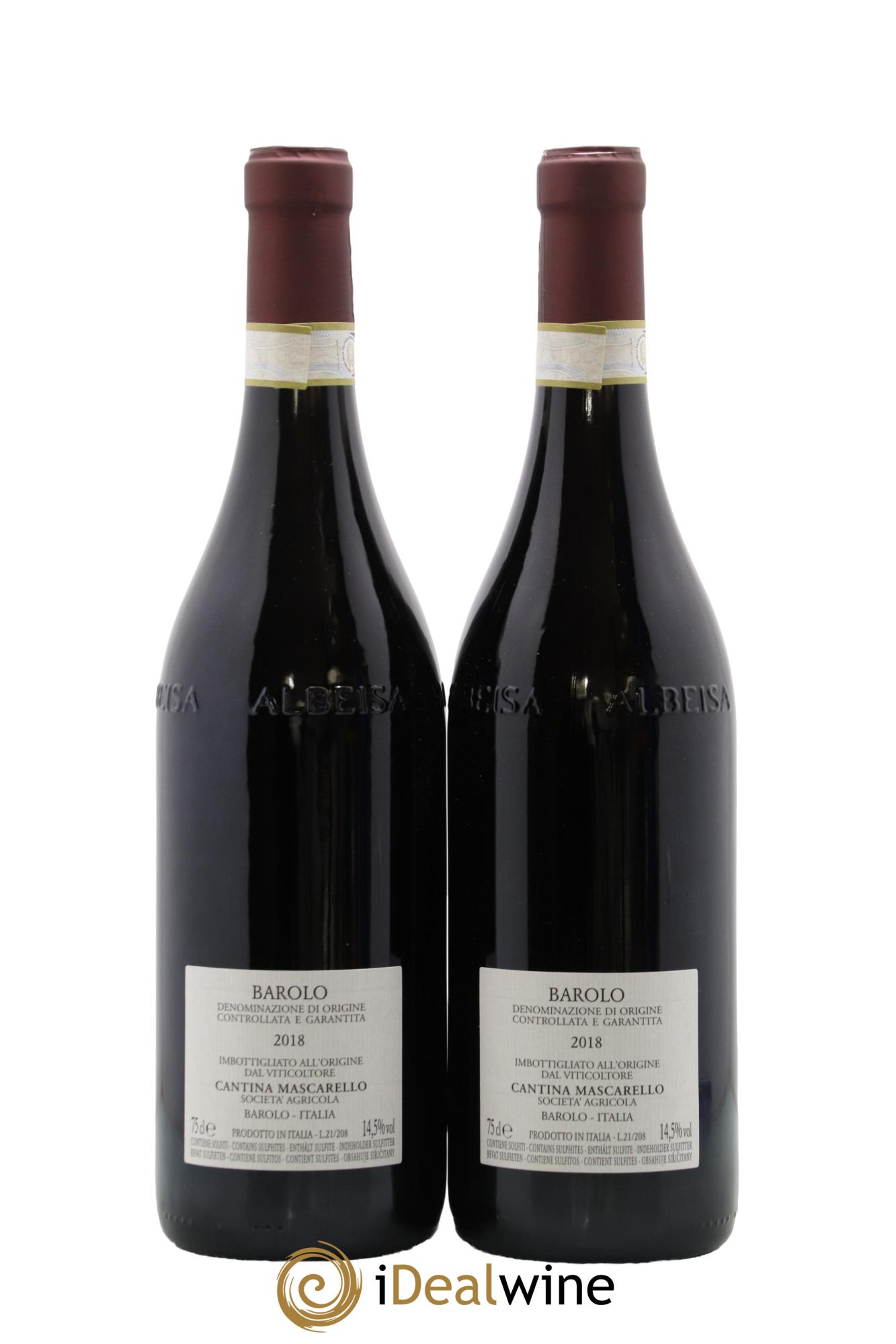 Barolo DOCG Bartolo Mascarello 2018 - Lot of 2 bottles - 1