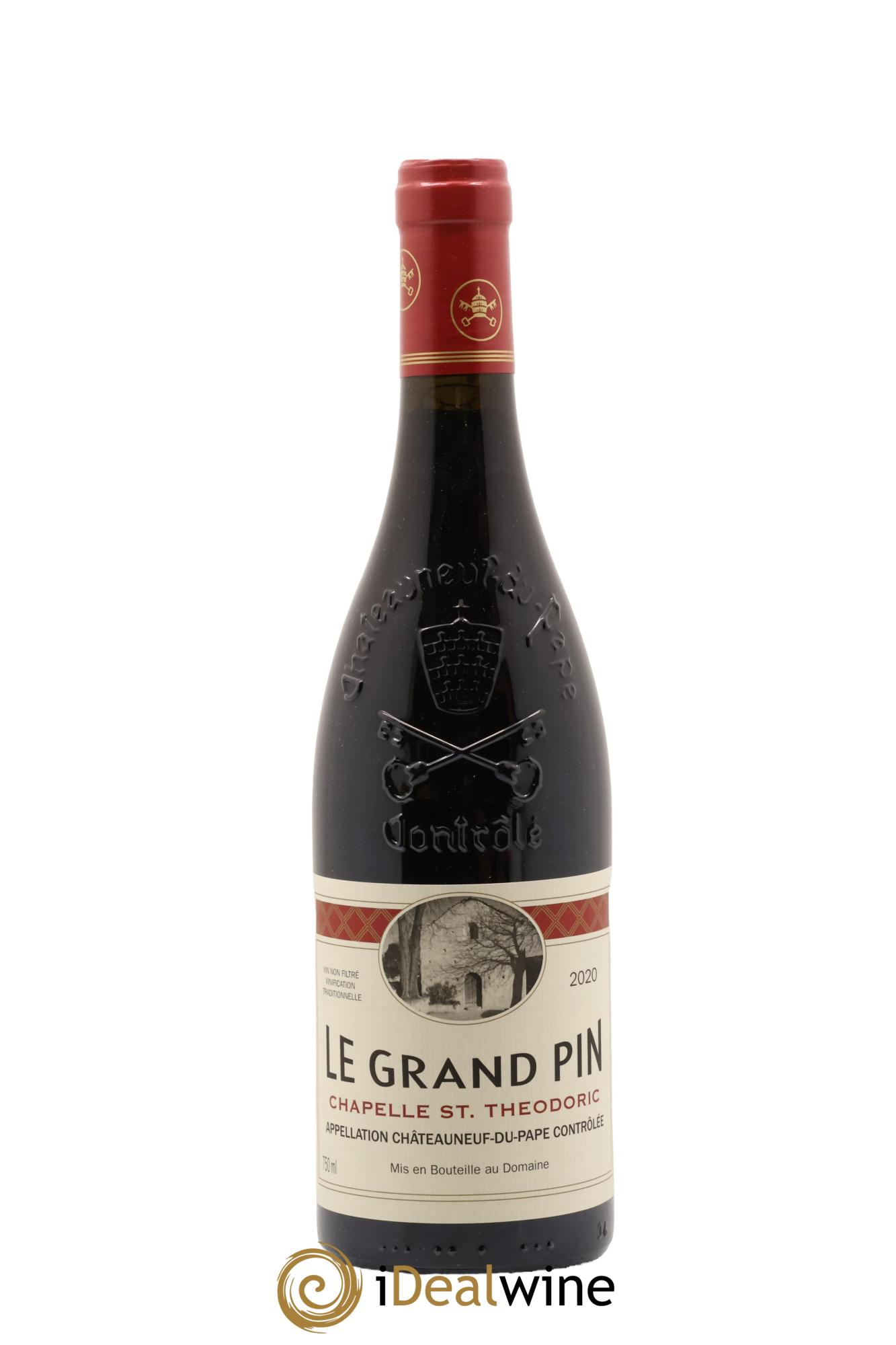 Châteauneuf-du-Pape Cuvée Le Grand Pin Chapelle Saint Theodoric 2020 - Lot de 1 bouteille - 0