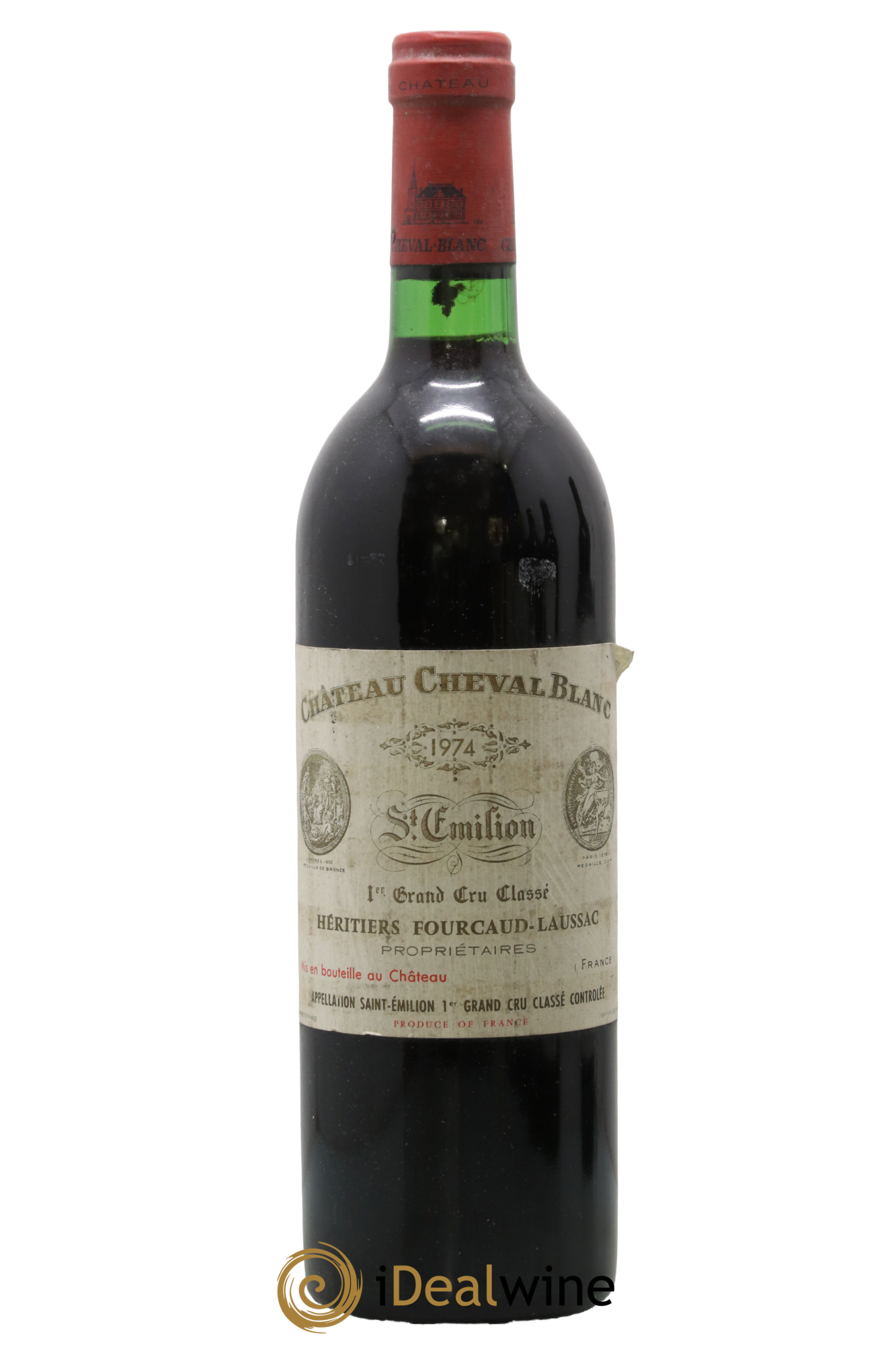 Château Cheval Blanc 1er Grand Cru Classé A 1974 - Lot de 1 bouteille - 0