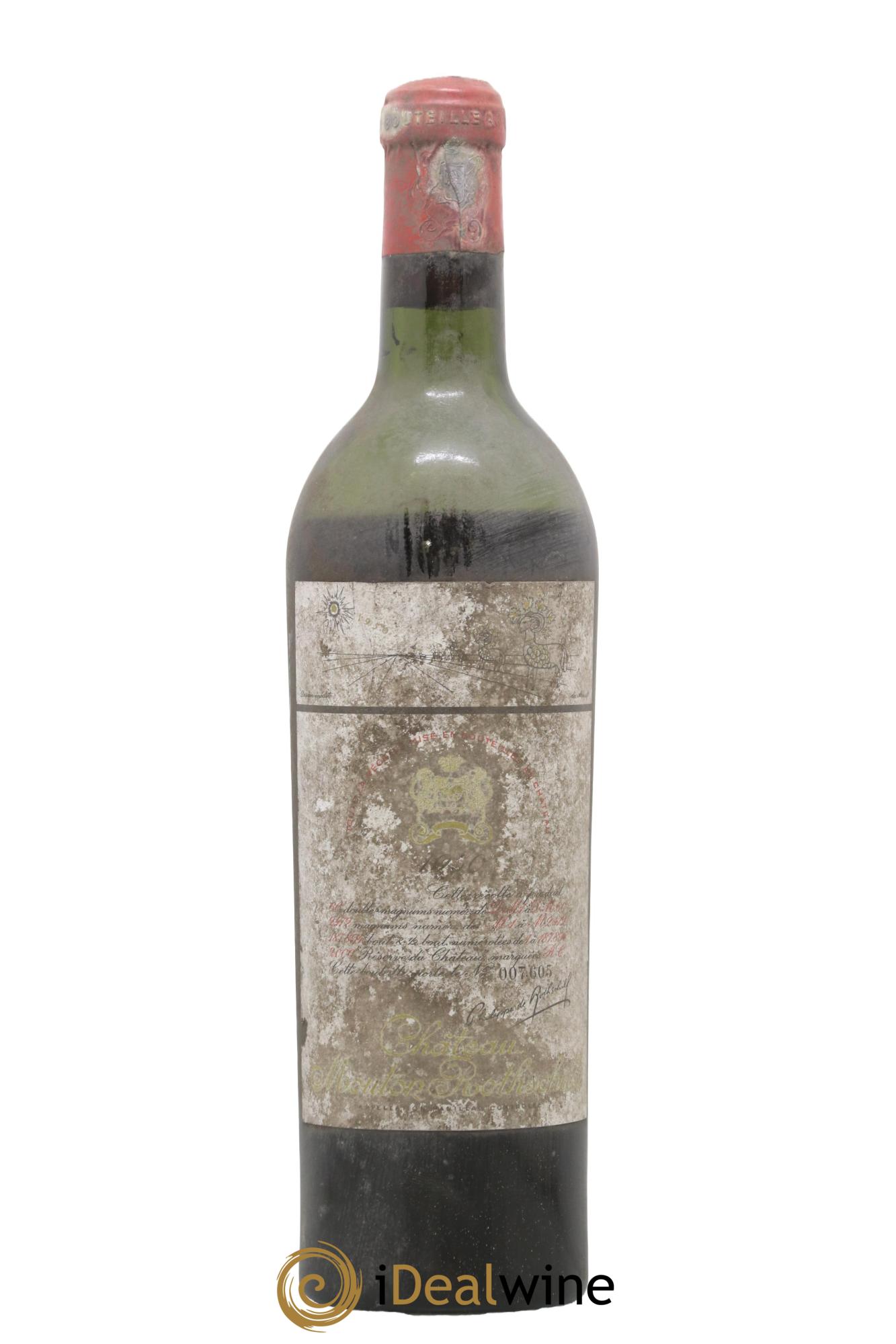 Château Mouton Rothschild 1er Grand Cru Classé 1950 - Lotto di 1 bottiglia - 0