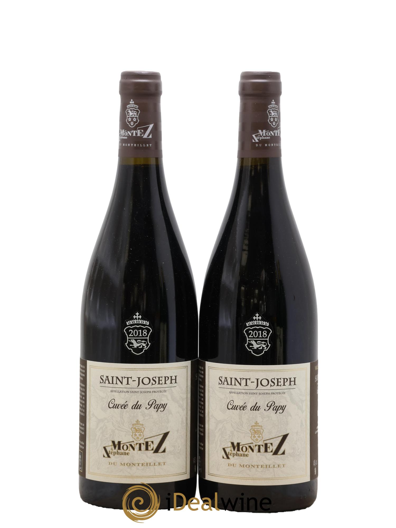 Saint-Joseph Cuvée du Papy Monteillet (Domaine du) - Stéphane Montez 2018 - Lot de 2 bouteilles - 0