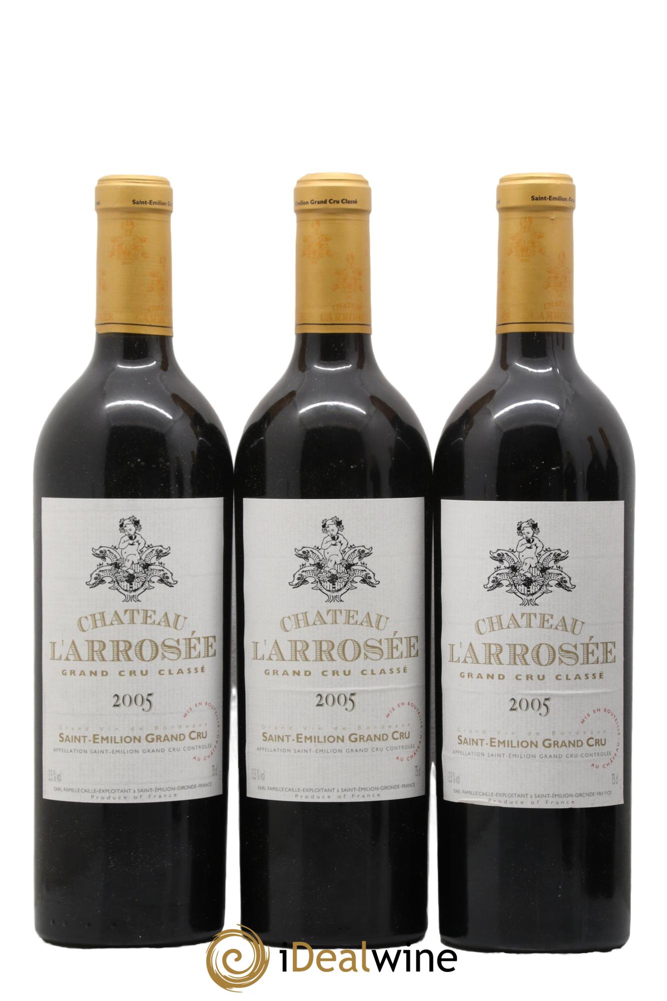 Château l' Arrosée Grand Cru Classé 2005 - Posten von 6 Flaschen - 1