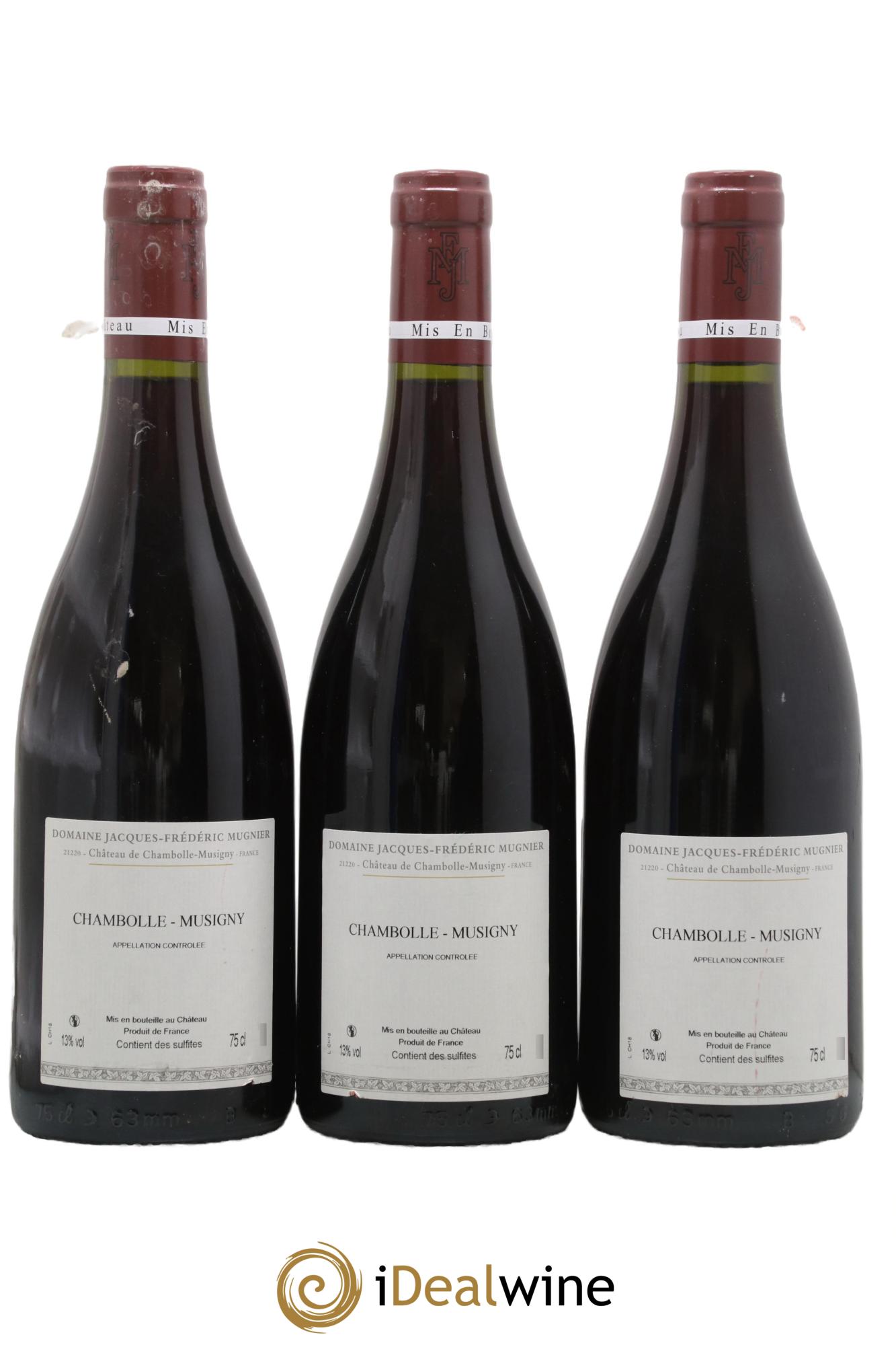 Chambolle-Musigny Jacques-Frédéric Mugnier  2018 - Lotto di 3 bottiglie - 1