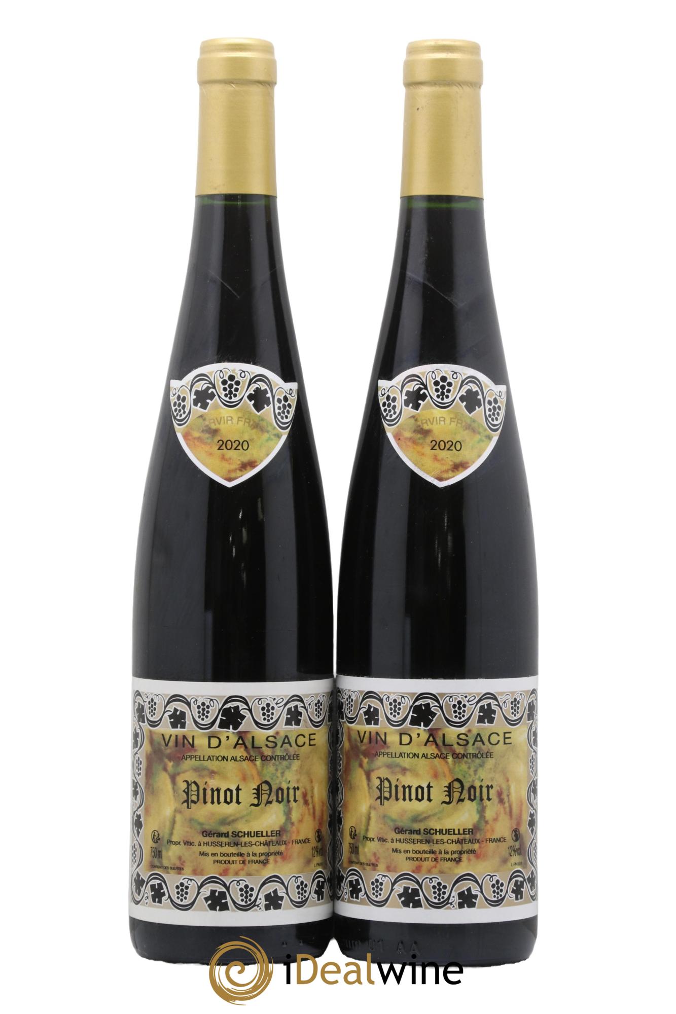 Alsace Pinot Noir Gérard Schueller (Domaine) 2020 - Lot de 2 bouteilles - 0